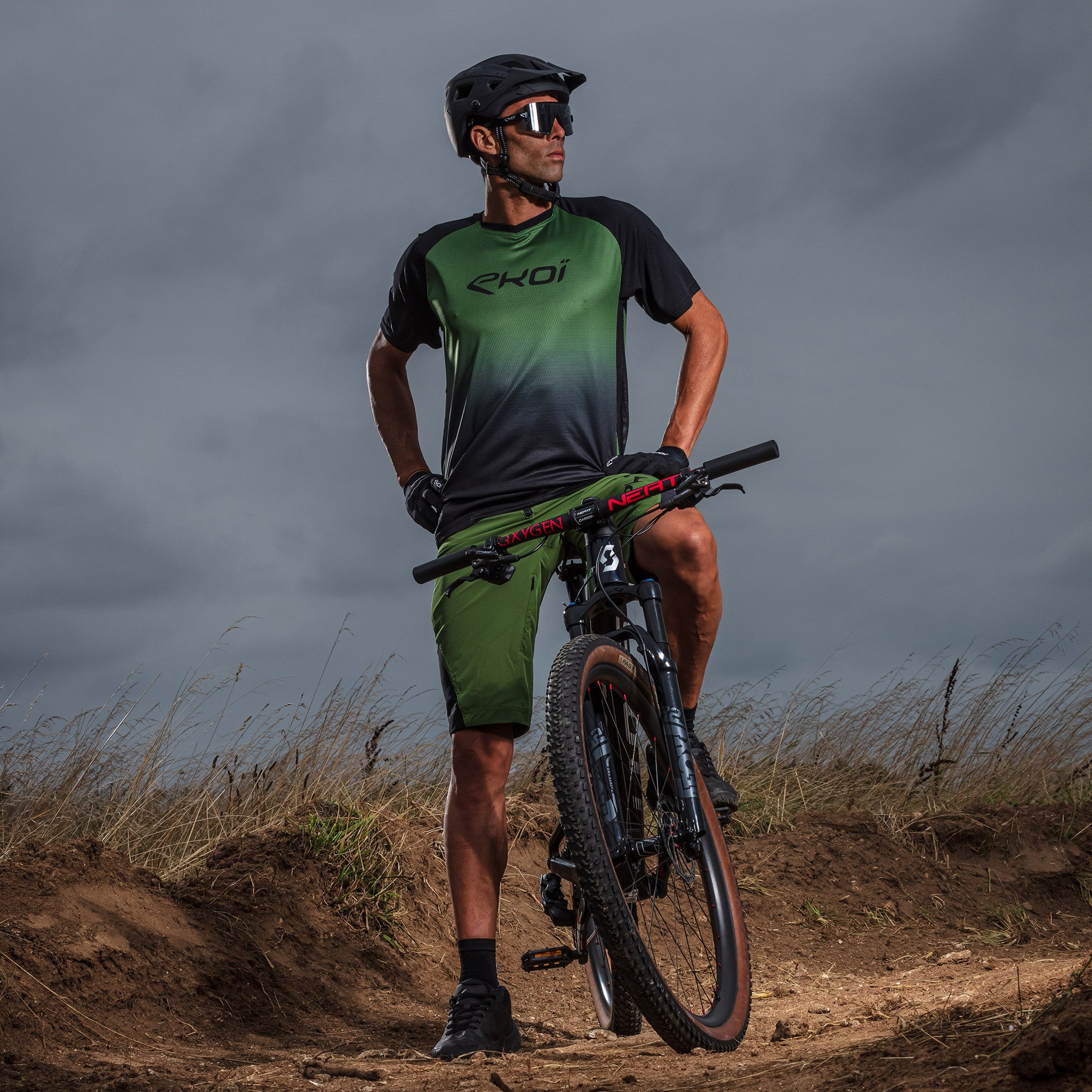 Short Sleeves Jersey EKOI MTB Grey