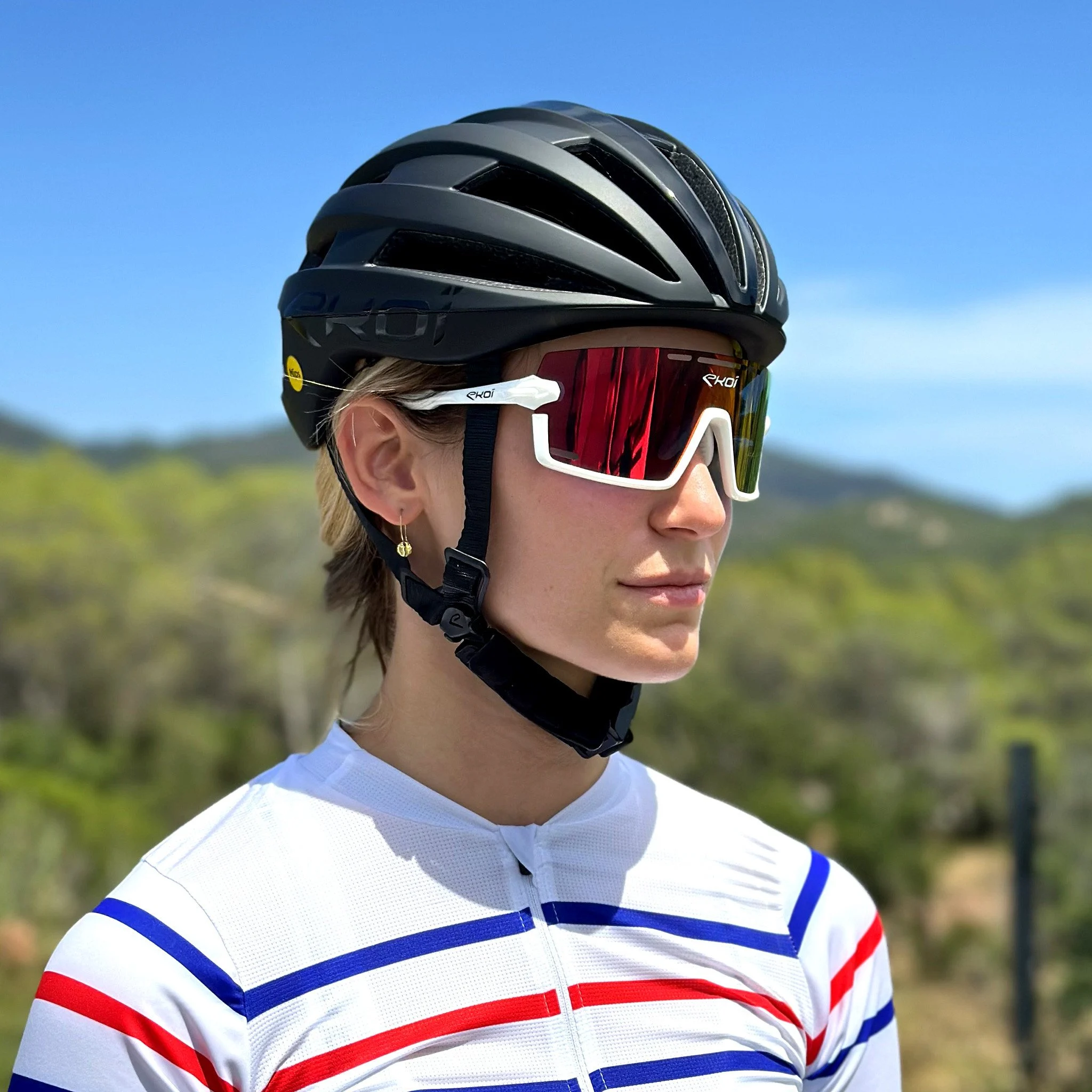 GLASSES EKOI PERSOEVO8 White Revo Red Cat3