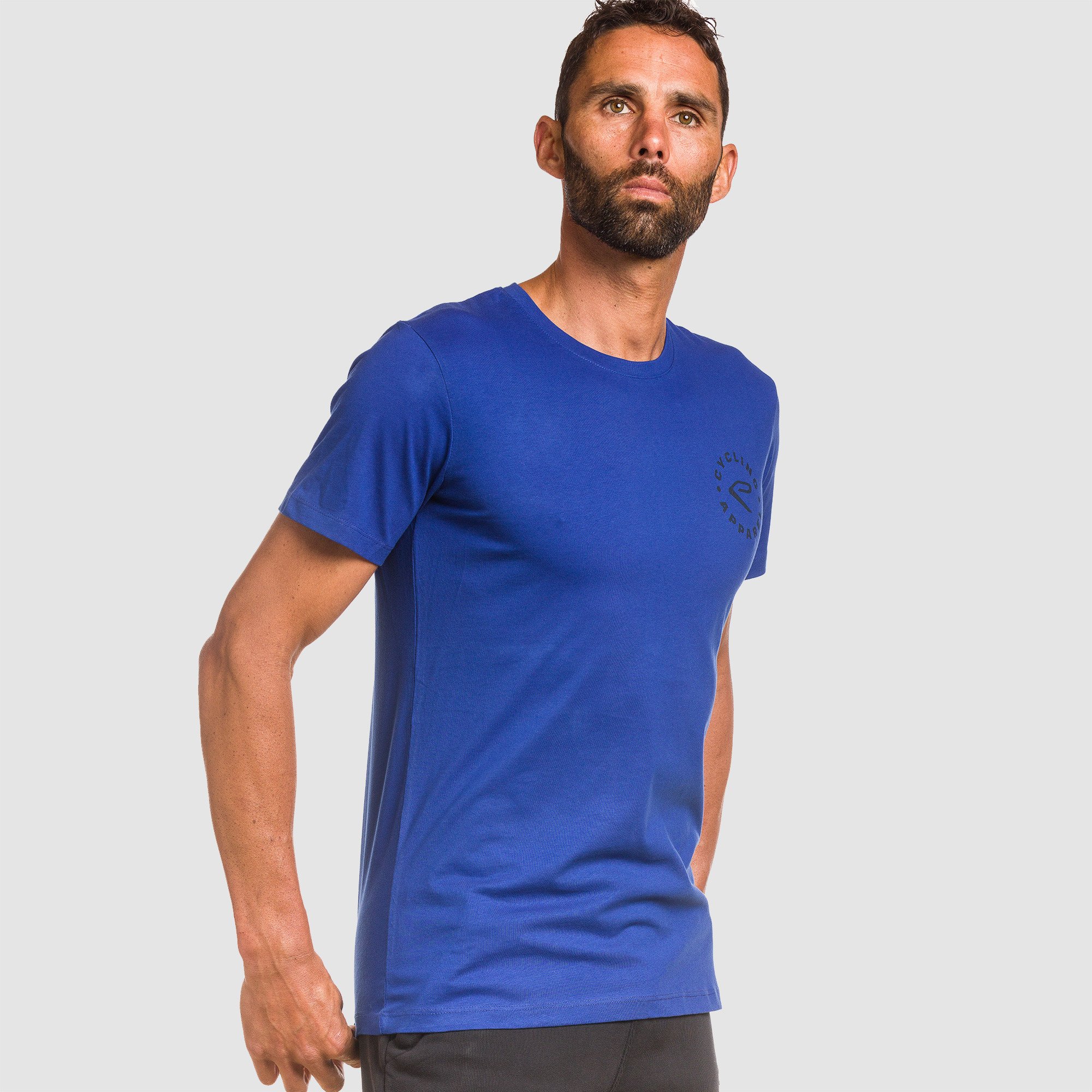 Tee-Shirt EKOI TEE CYCLING APPAREL Blue