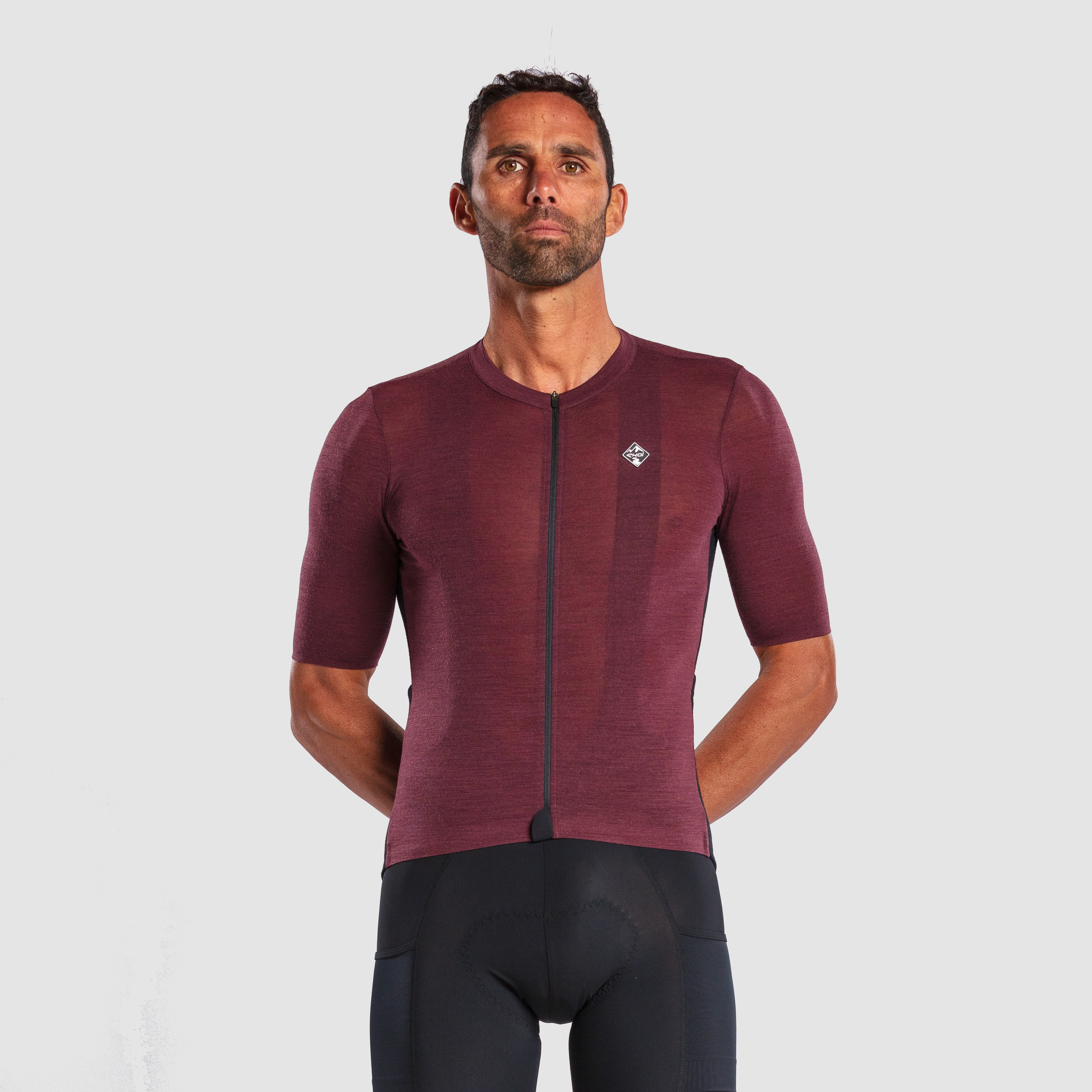 Merino Unisex Perf Gravel Jersey Black