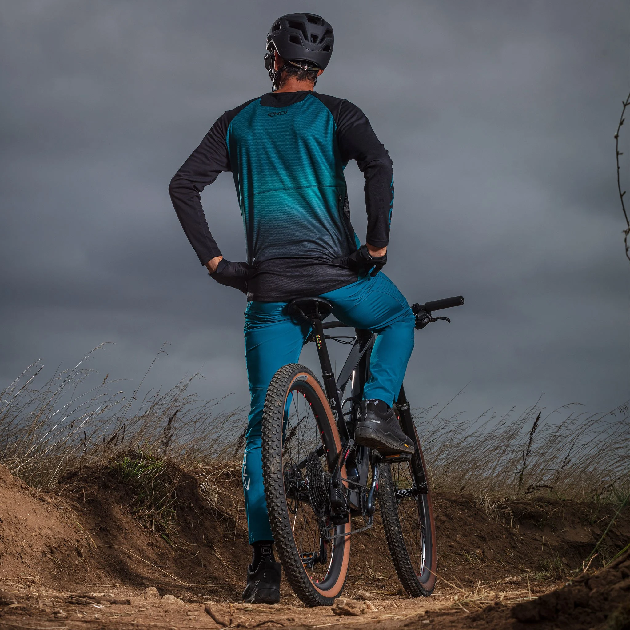 Trousers EKOI MTB Orange