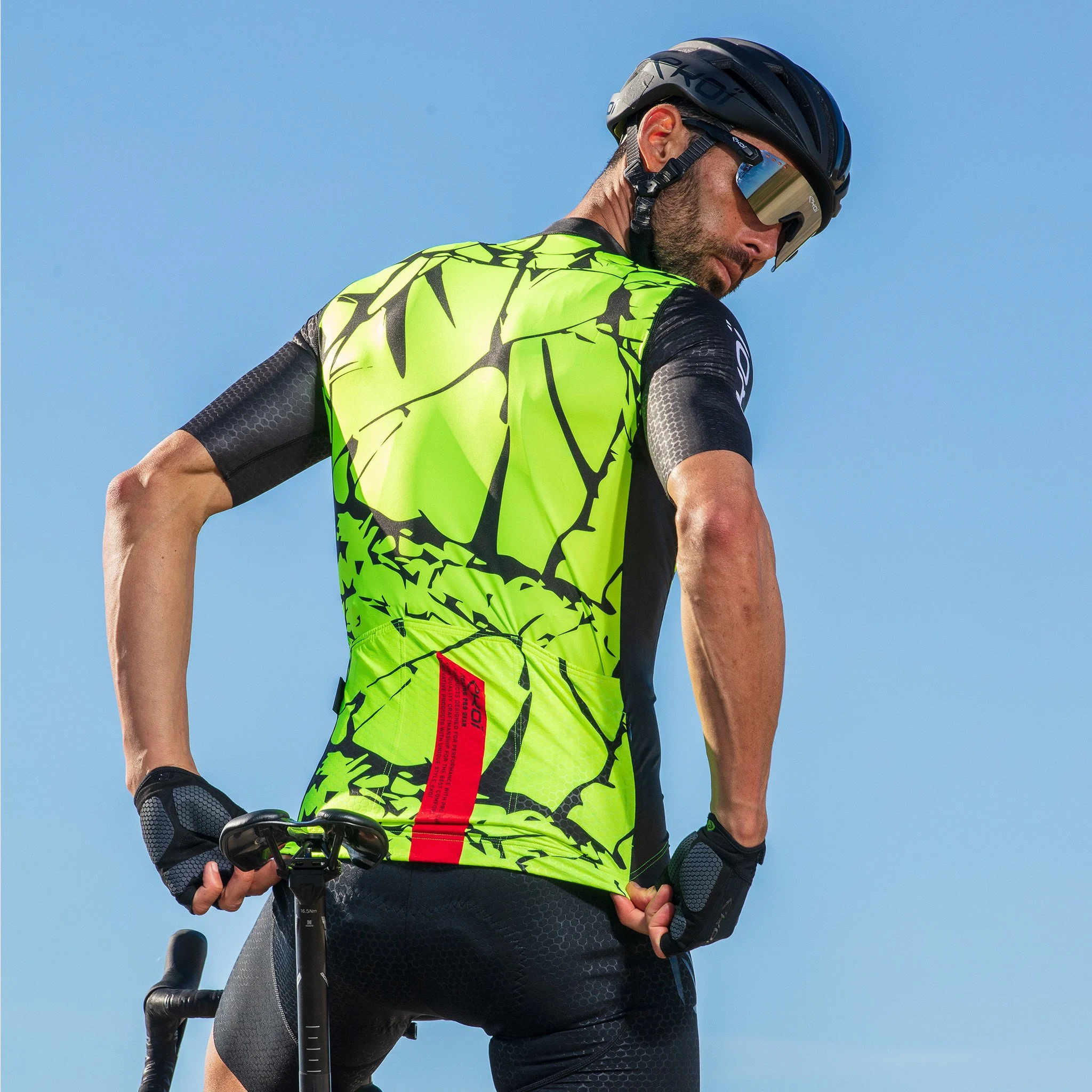 Ekoi Outlast Marbre Jersey Red