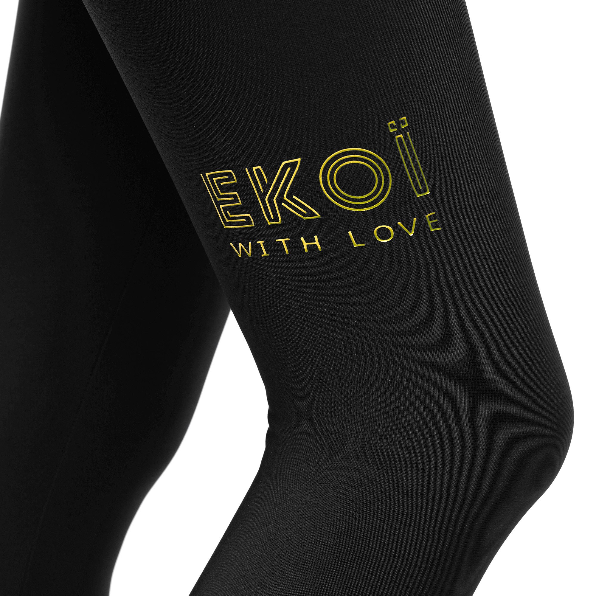 Ladies Straps Bibtights EKOI Marble Black