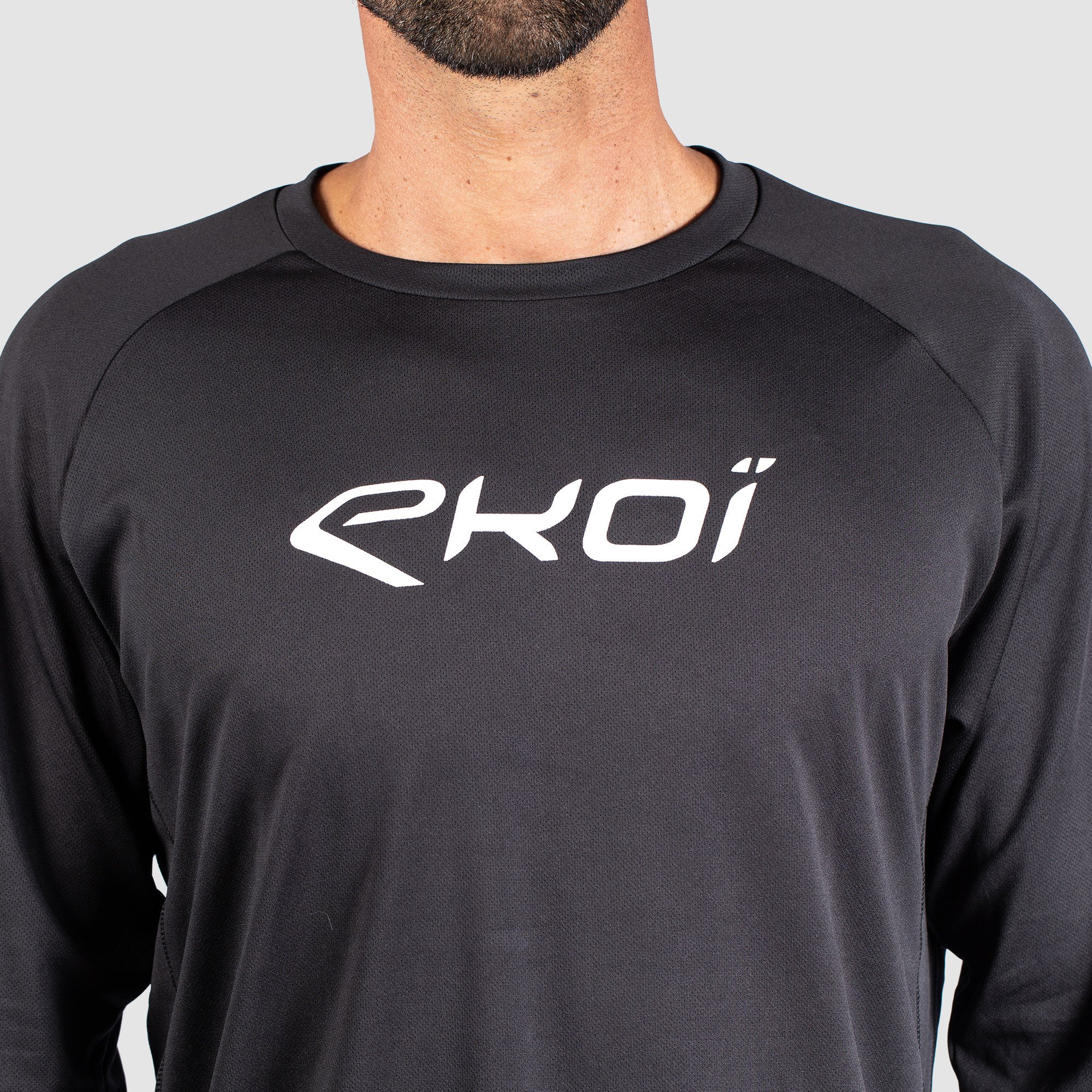MTB Jersey 3/4 sleeves EKOI black
