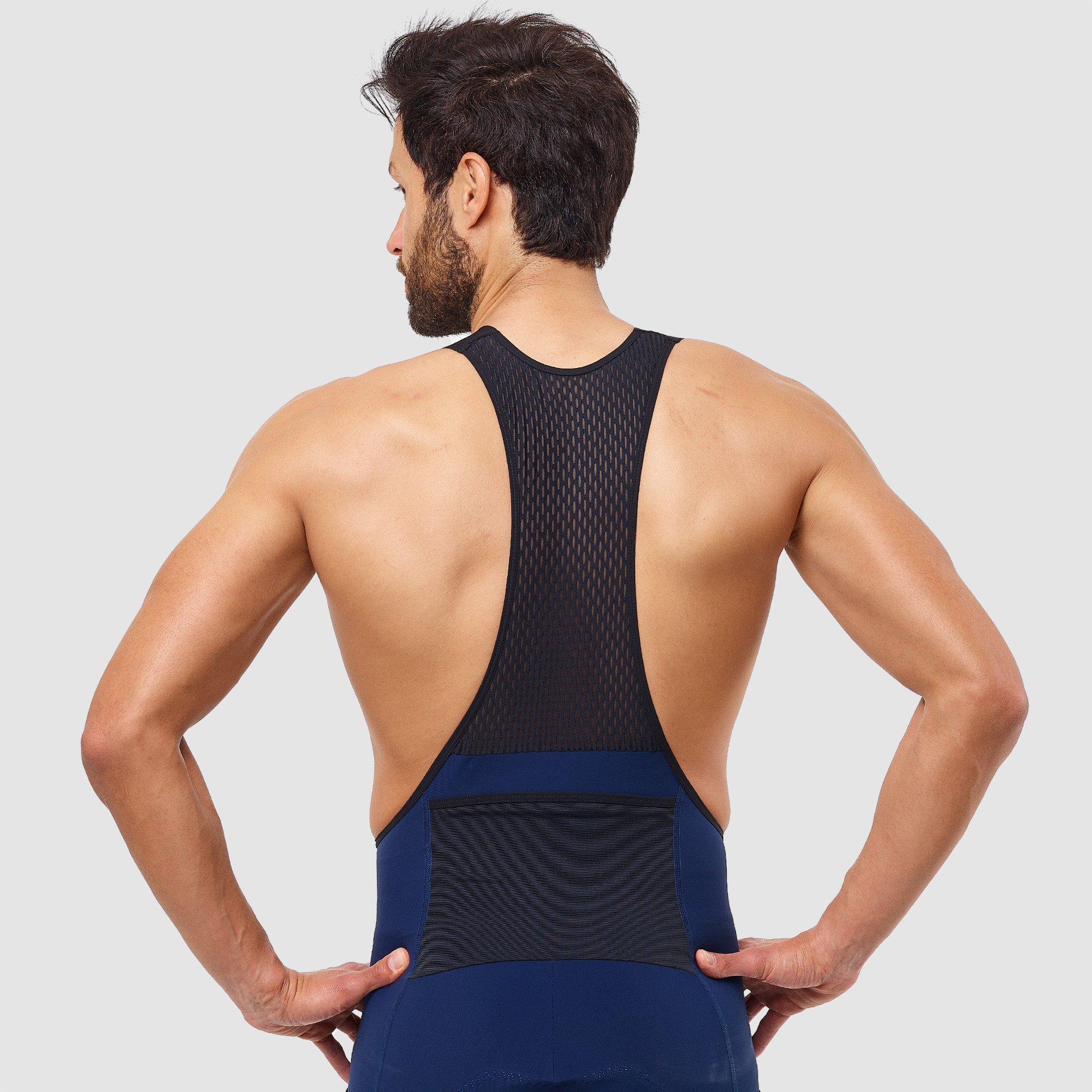 EKOI GRAVEL Cargo Pockets PERF Bib shorts Navy Blue