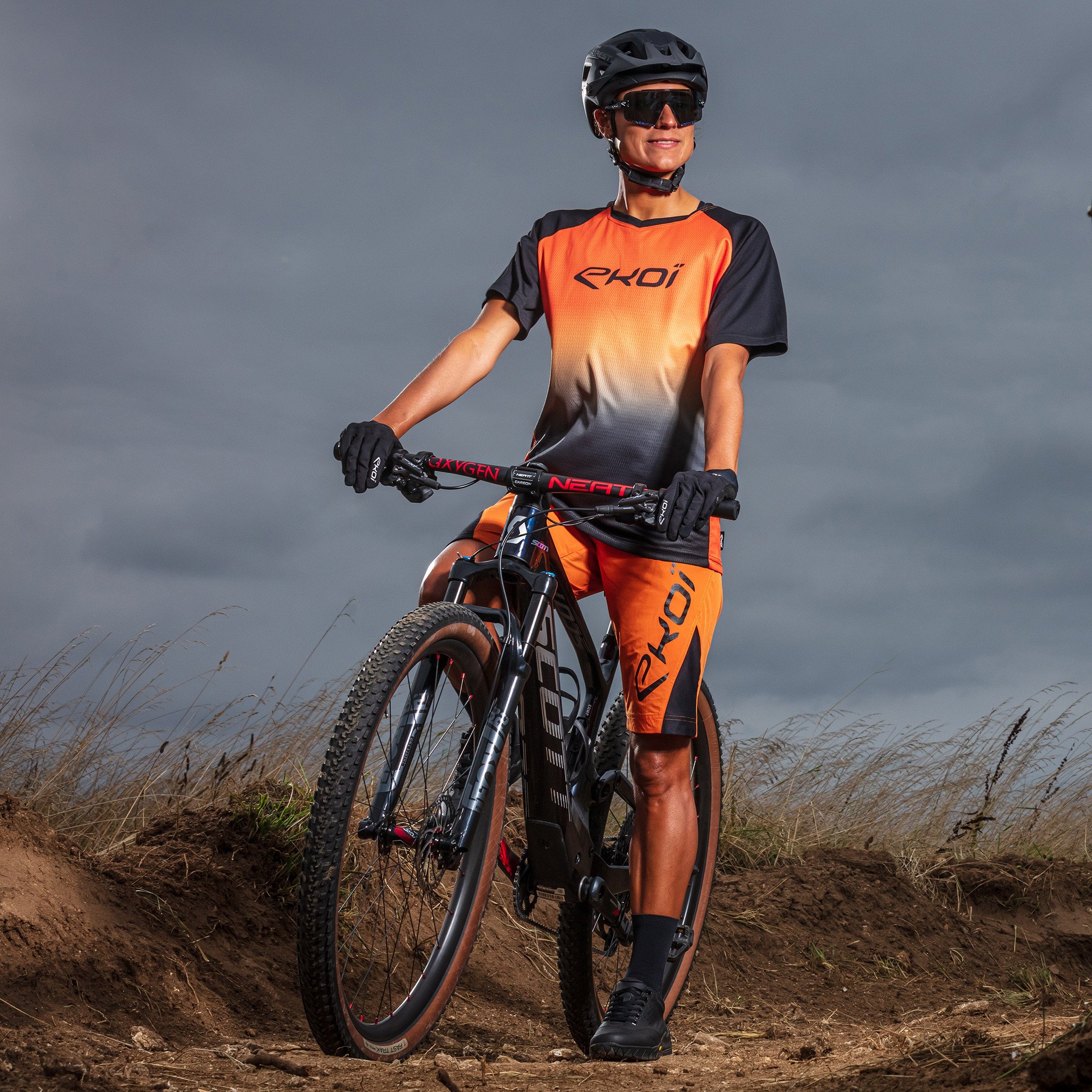 Short Sleeves Jersey EKOI MTB Grey
