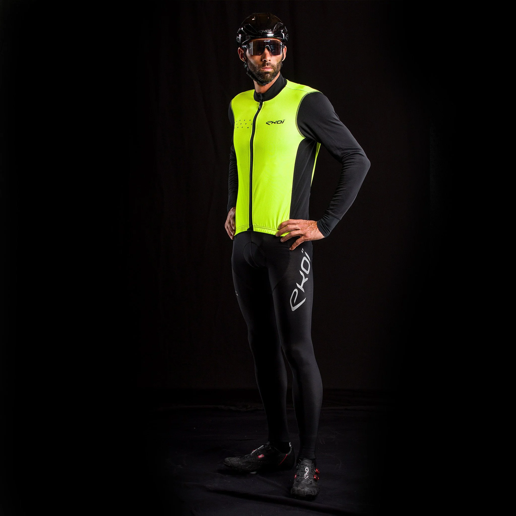 LONG SLEEVES JERSEY EKOI STRADA ESSENTIEL RED