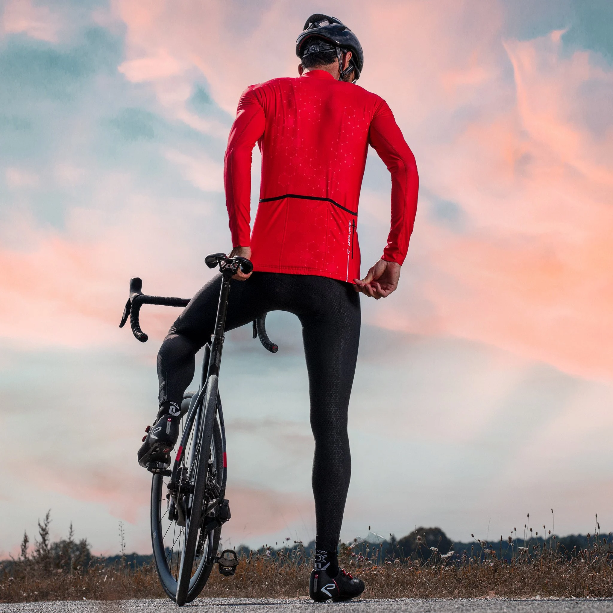 LONG SLEEVES JERSEY EKOI ATOM BLACK
