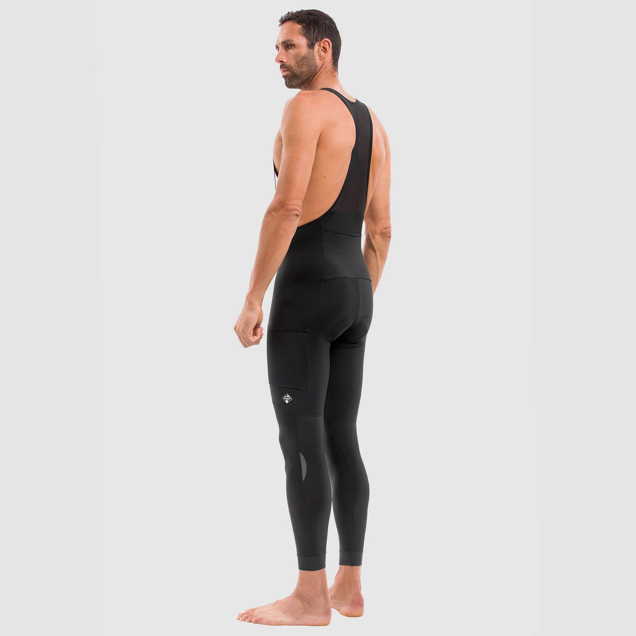 EKOI Gravel Cargo black winter bib tights