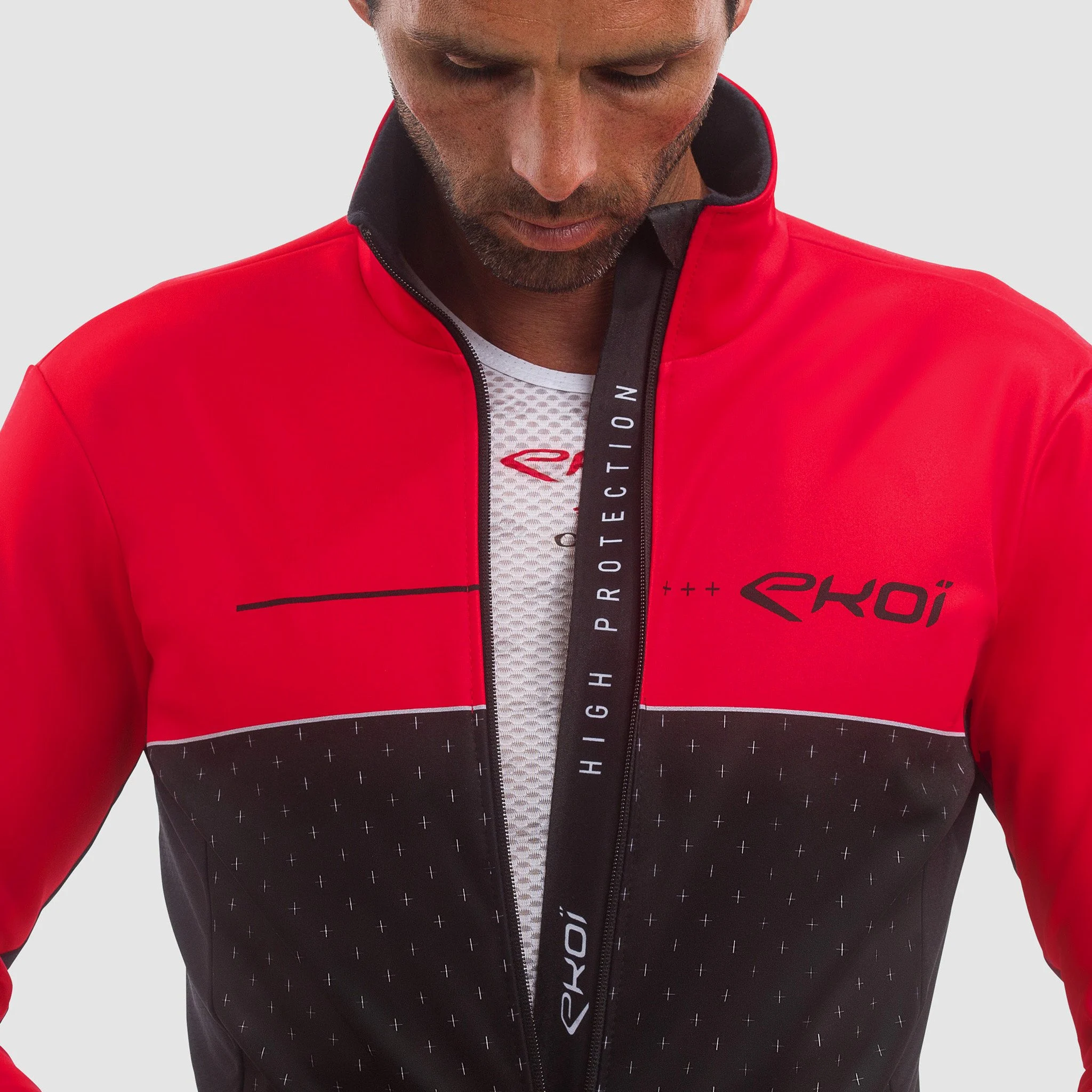 EKOI CROSS ROAD Red thermal jacket