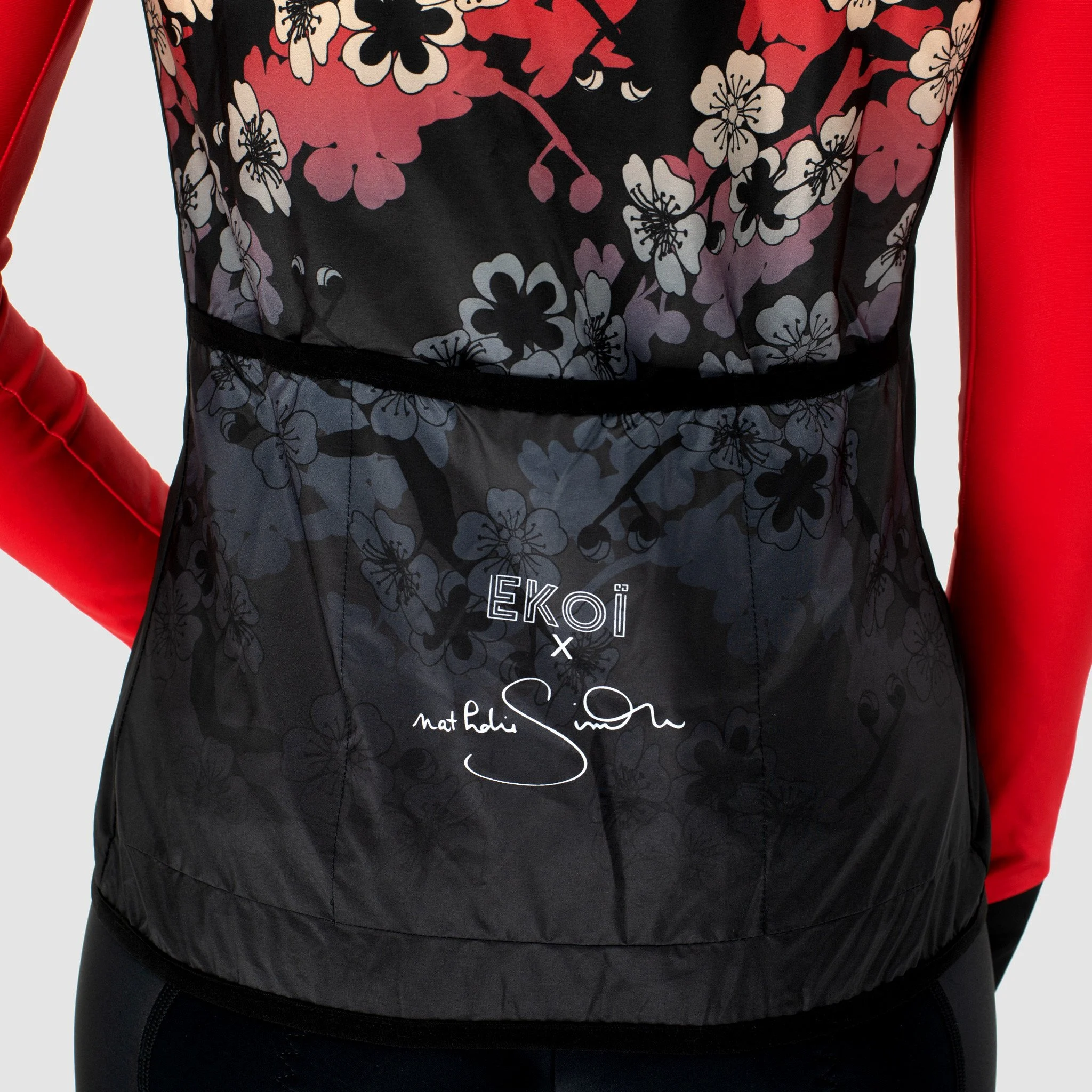 Nathalie Simon Black windproof gilet by EKOÏ