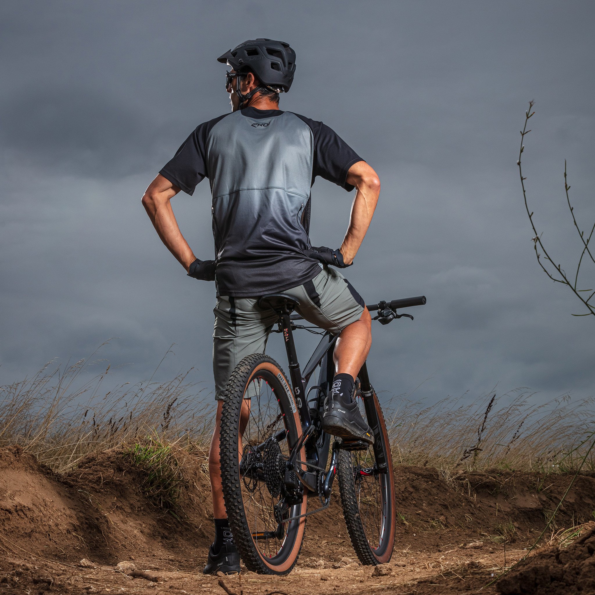 Short Sleeves Jersey EKOI MTB Grey