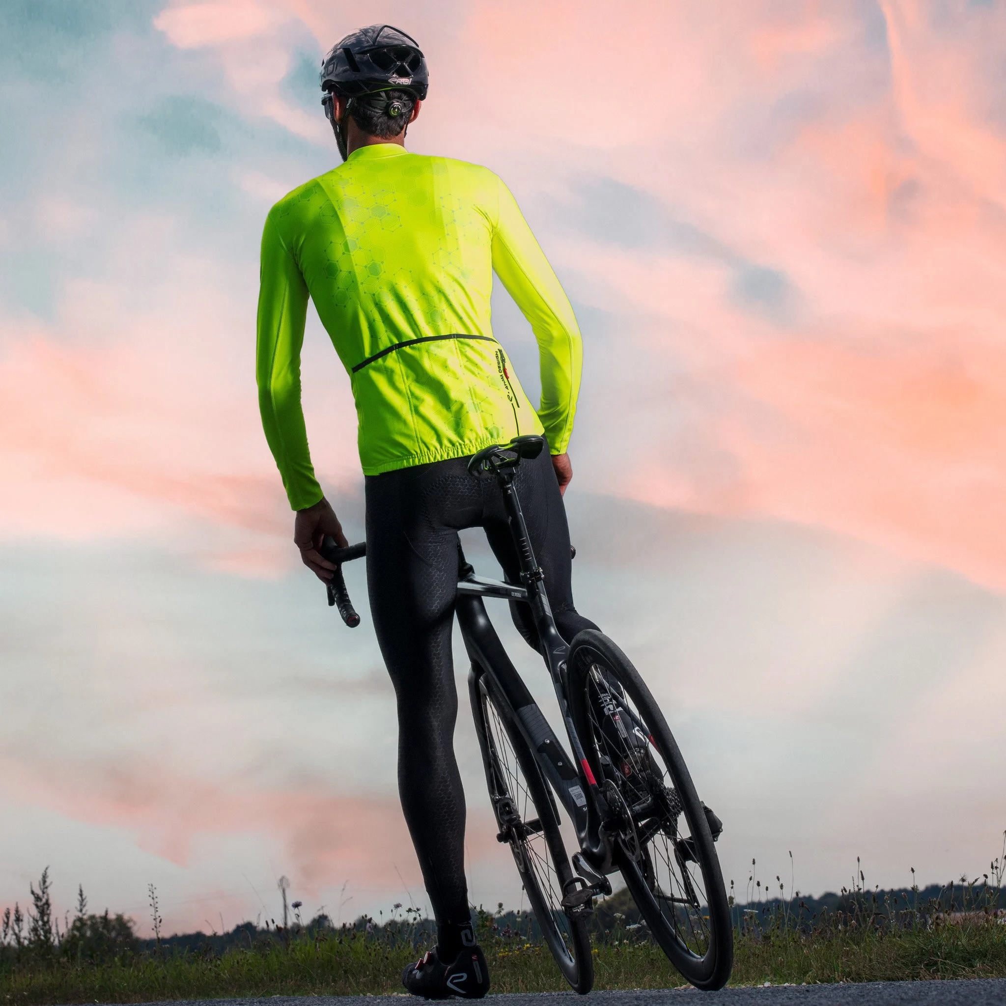 LONG SLEEVES JERSEY EKOI ATOM BLACK