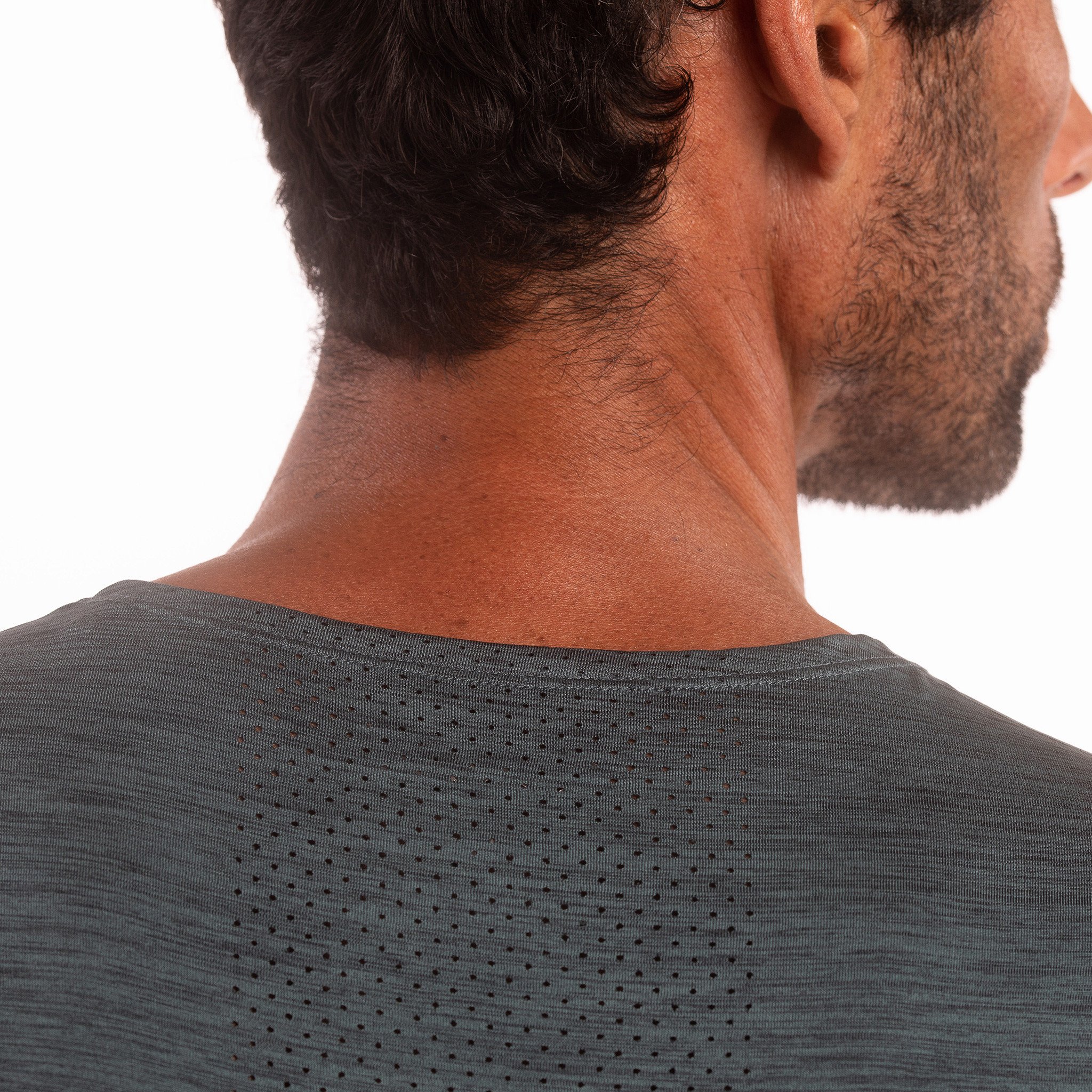 TEE SHIRT SLEEVELESS PERFORMANCE EKOI RUN BLACK /BLUE