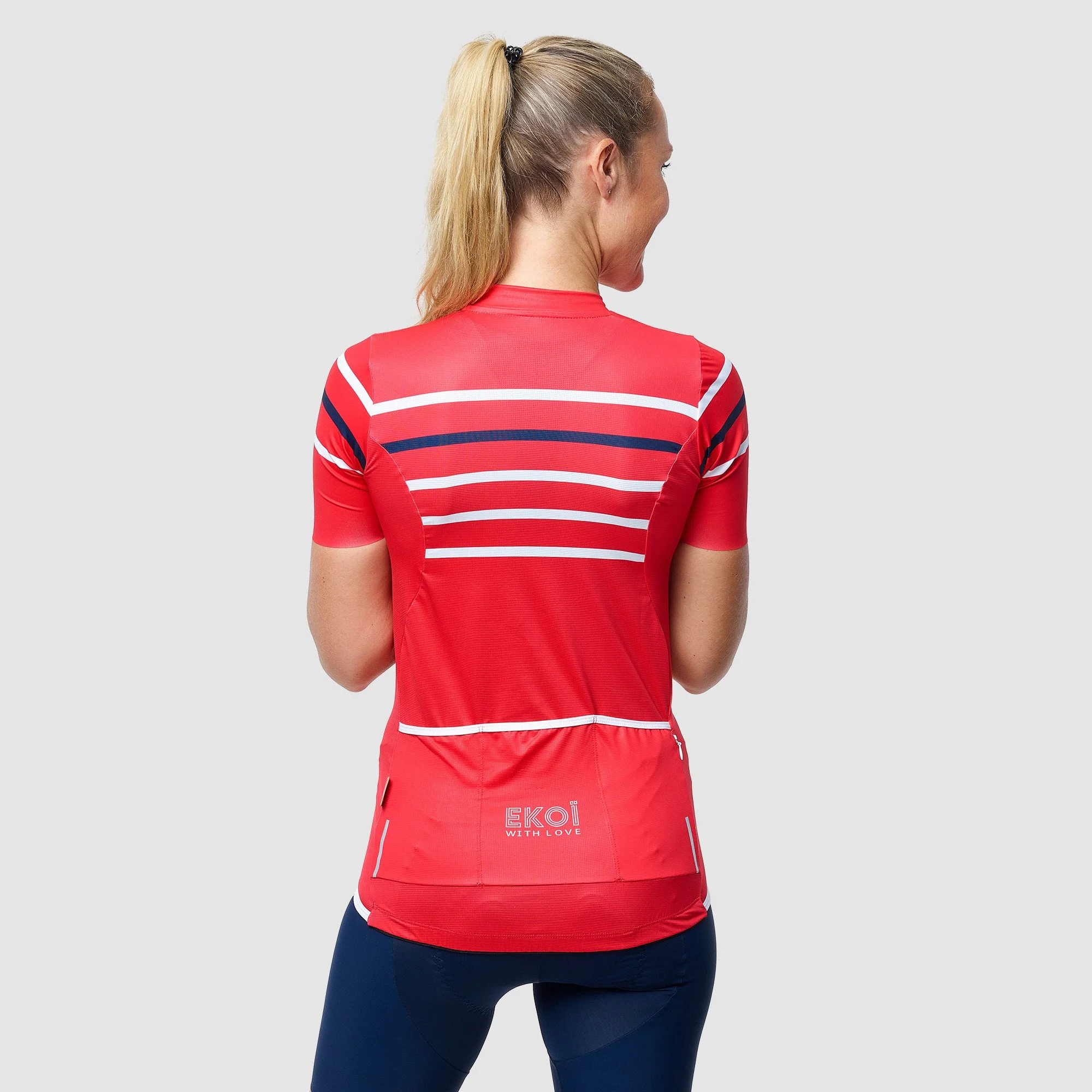 EKOI STRIPES Women's Jersey Black