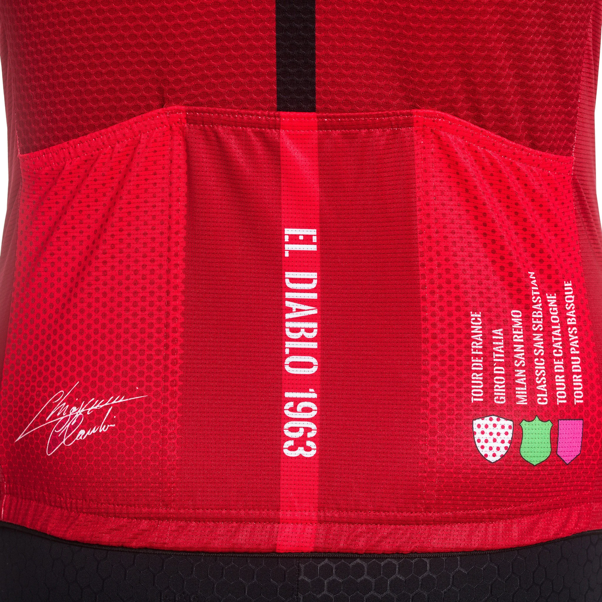 EKOI X EL DIABLO Red short sleeved jersey