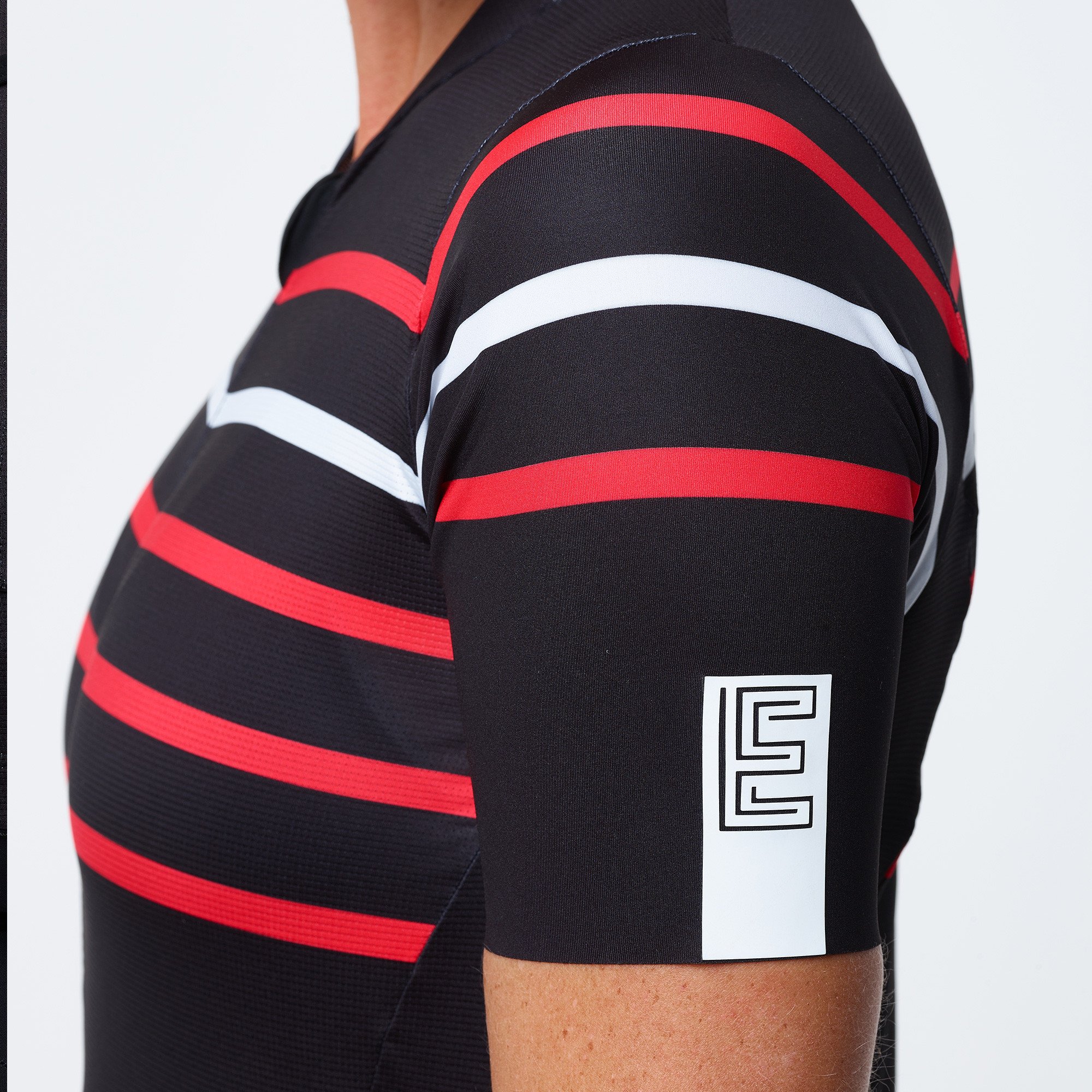 EKOI STRIPES Women's Jersey Black