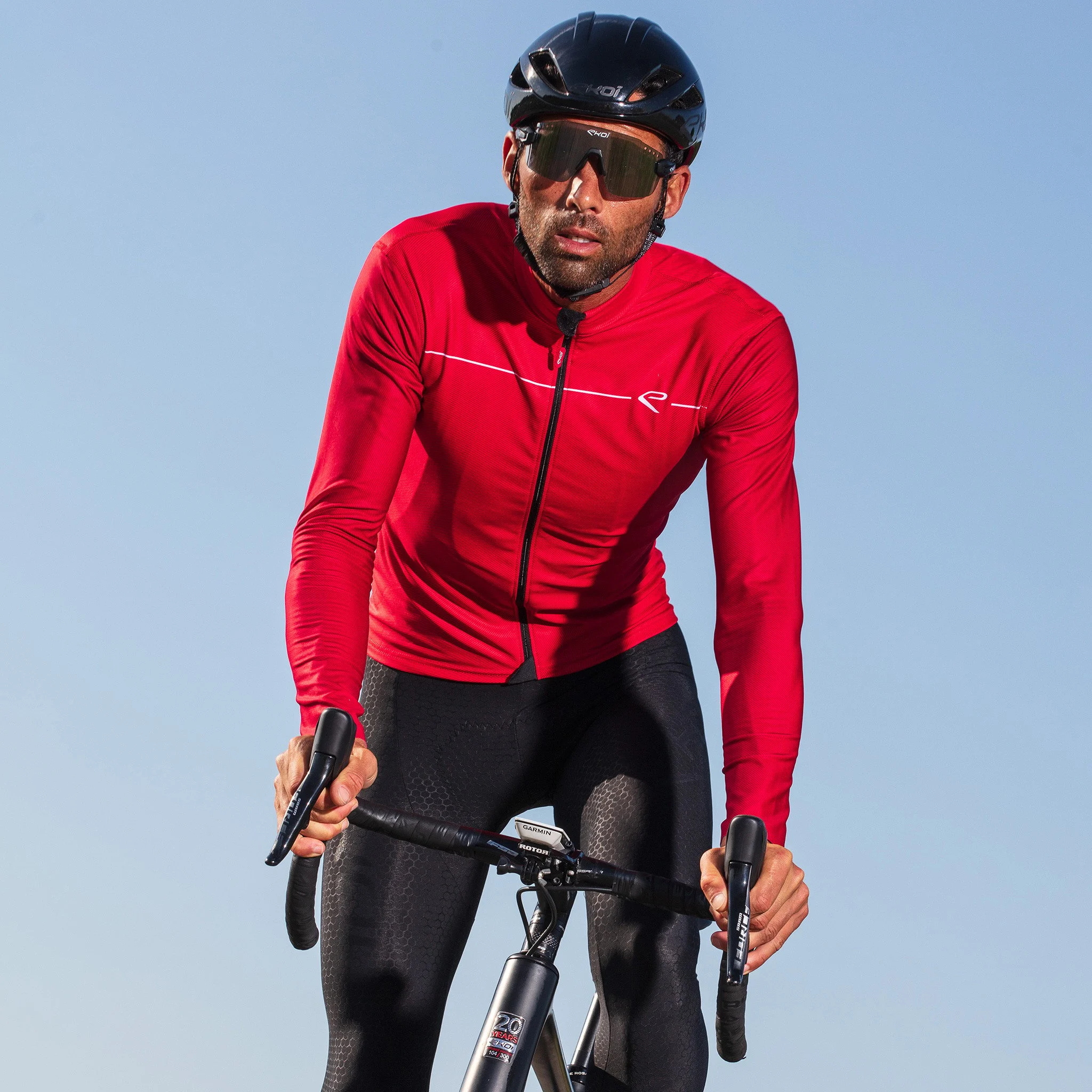 EKOI MONOCHROME RED LS JERSEY