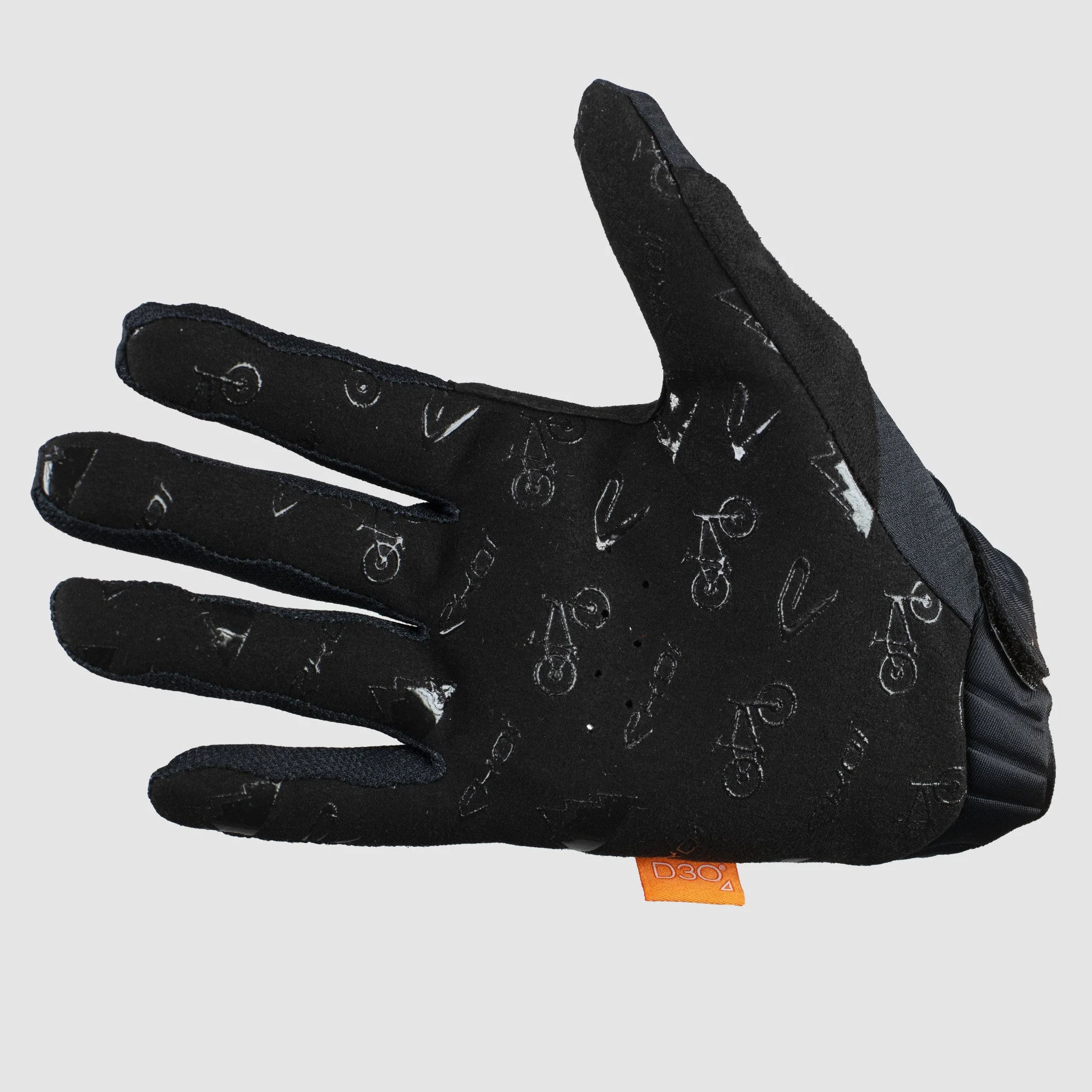 EKOI Protect D3O Black MTB gloves