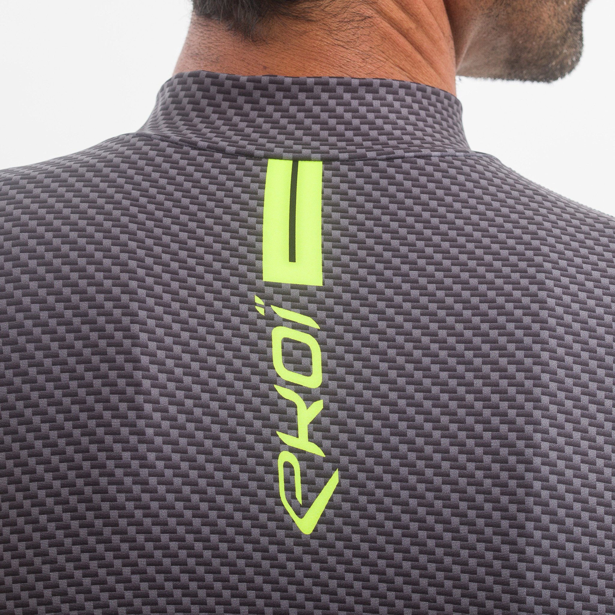 LONG SLEEVES JERSEY EKOI CARBON NEON YELLOW