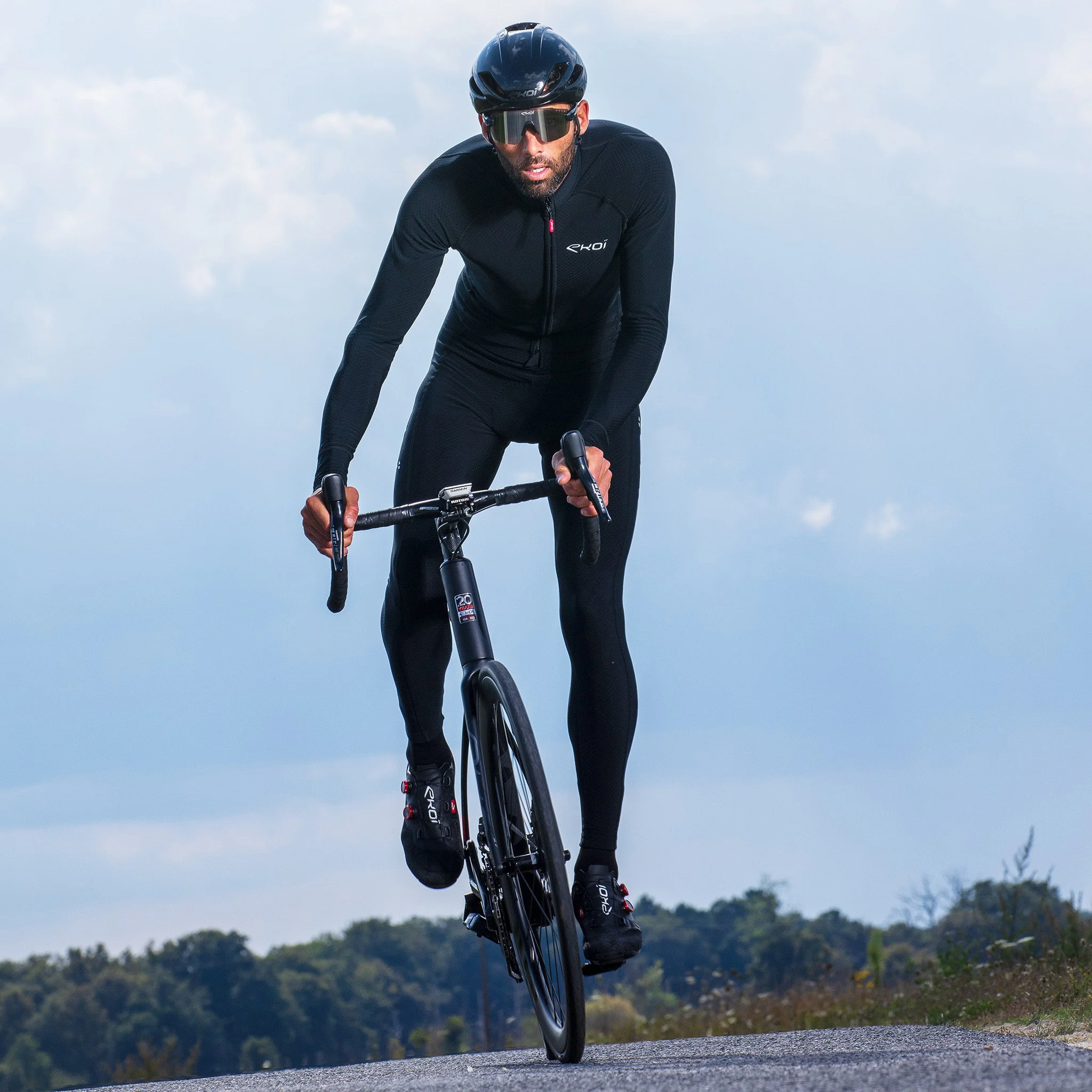 EKOI PRO GEL MEMORY Black thermal skin suit