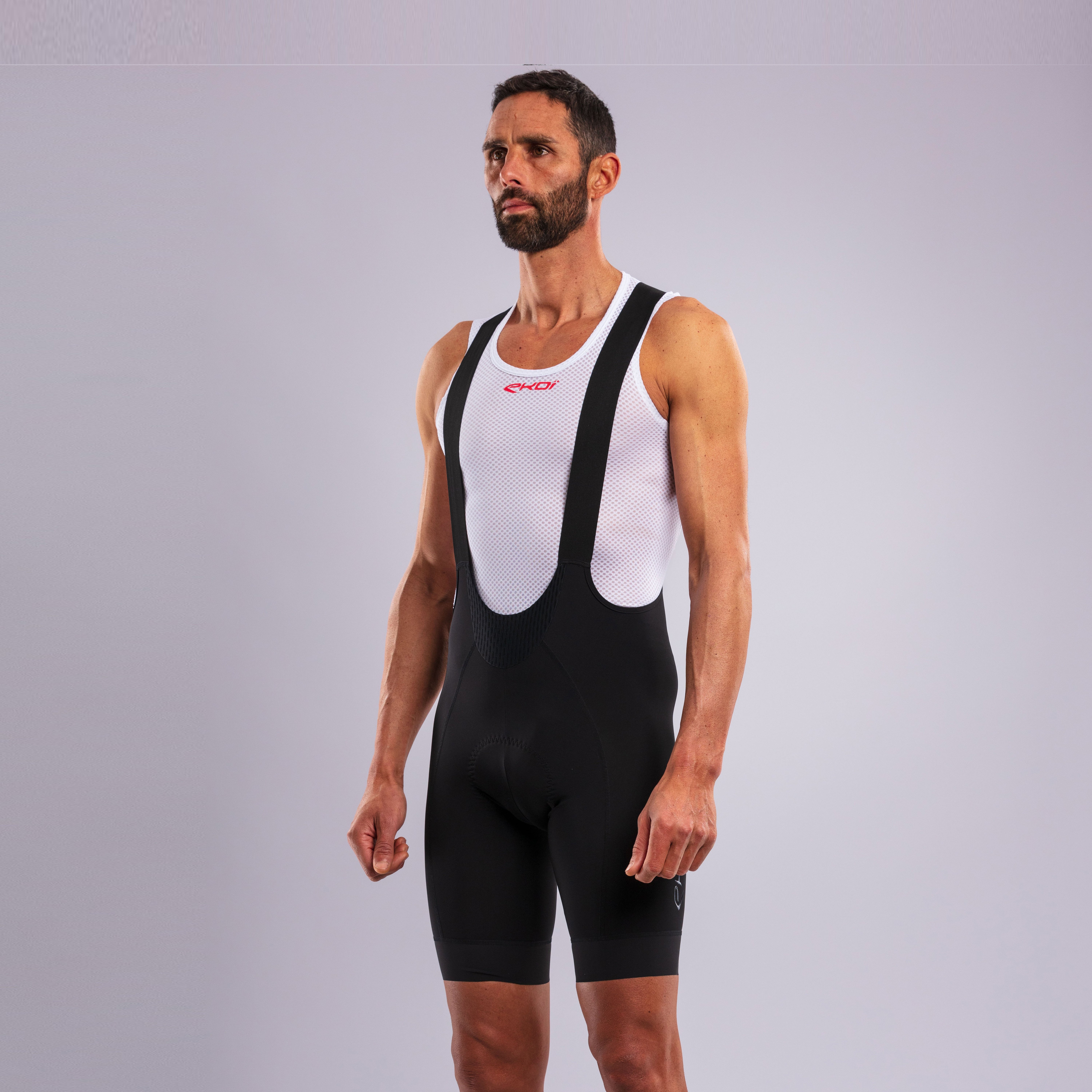 EKOI FAST DRY Bib Shorts Black