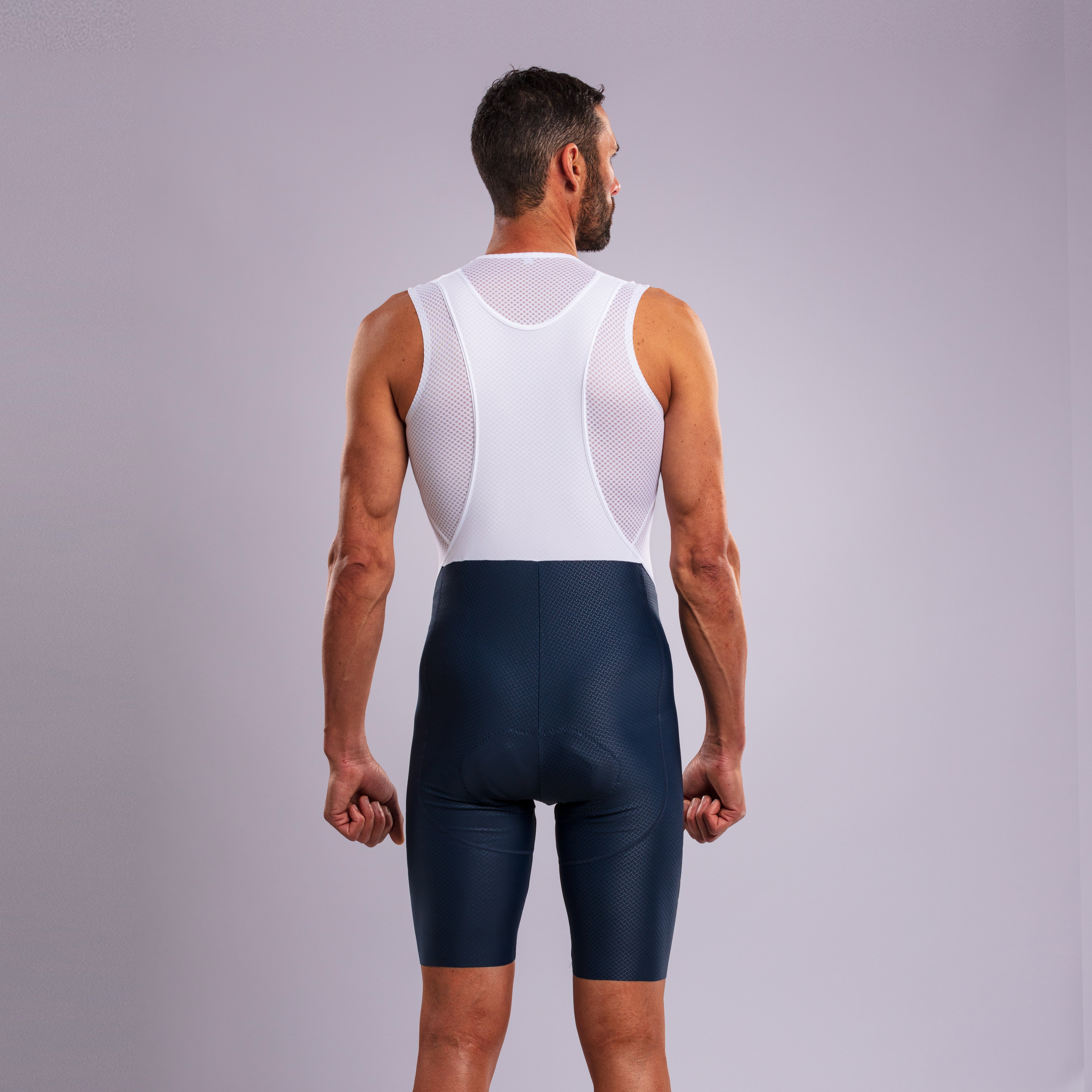 EKOI 3D GEL CROSS bib shorts grey