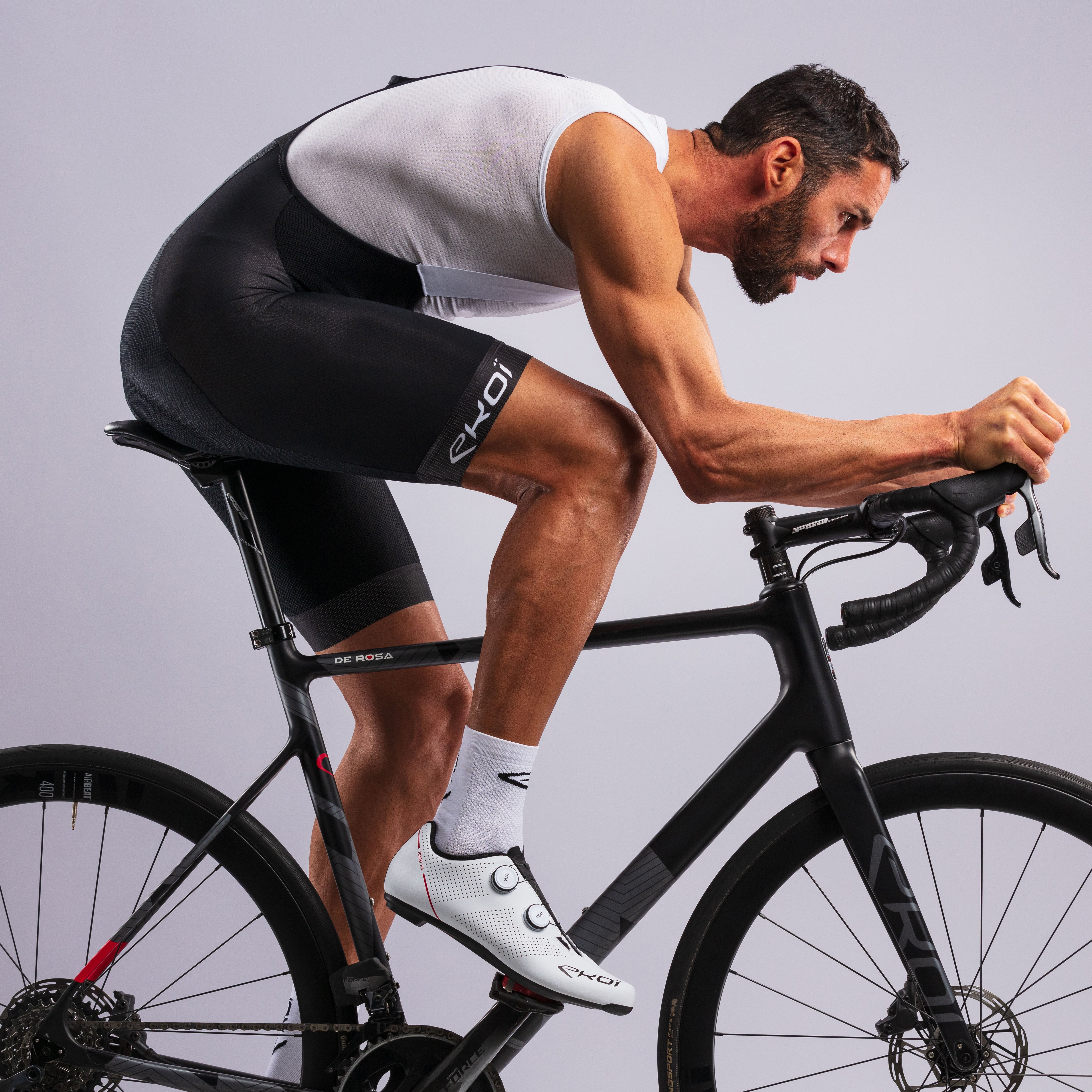EKOI MEMORY GEL Bib Shorts Neon Yellow