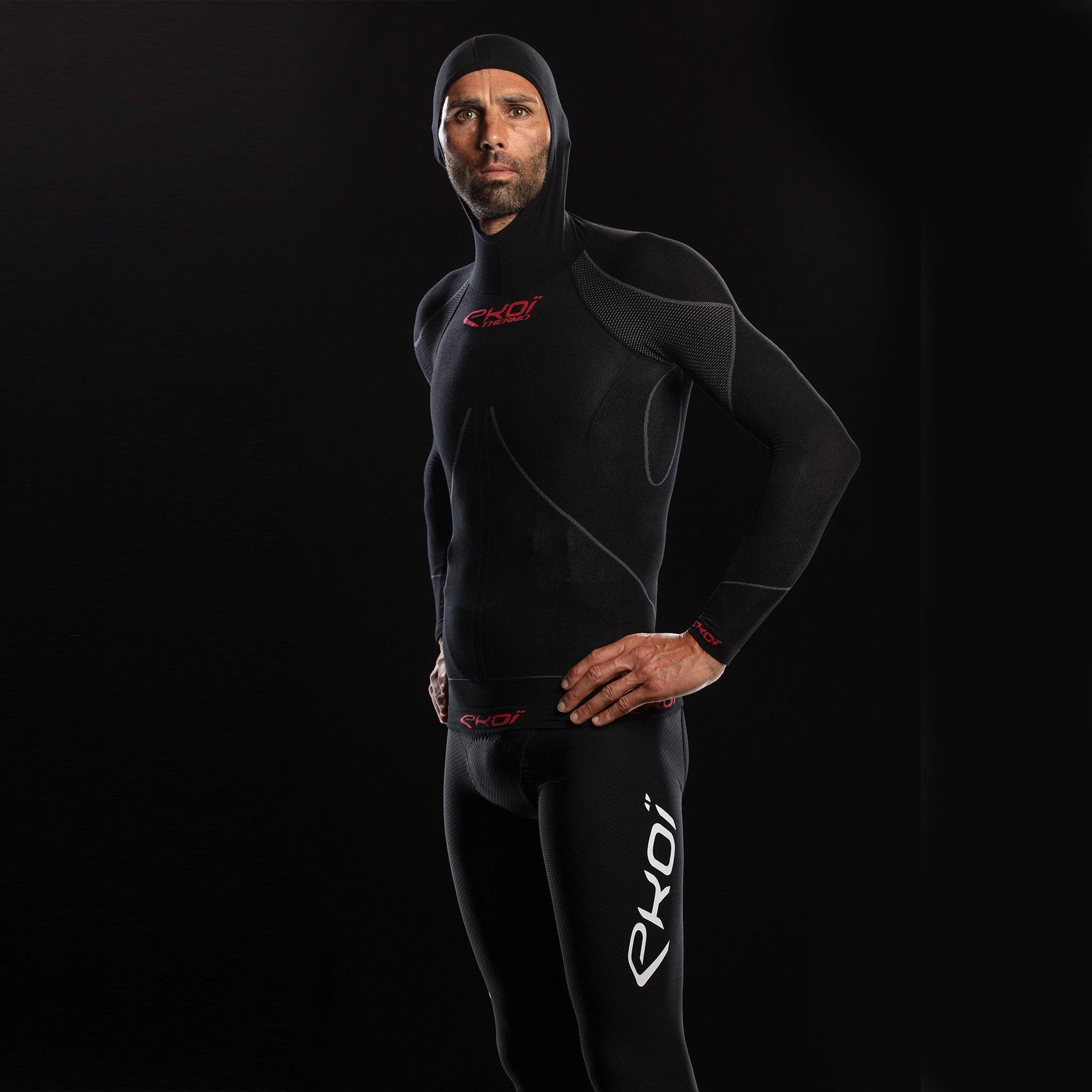 EKOI THERMO EVO Hood Base Layer 2021 Black