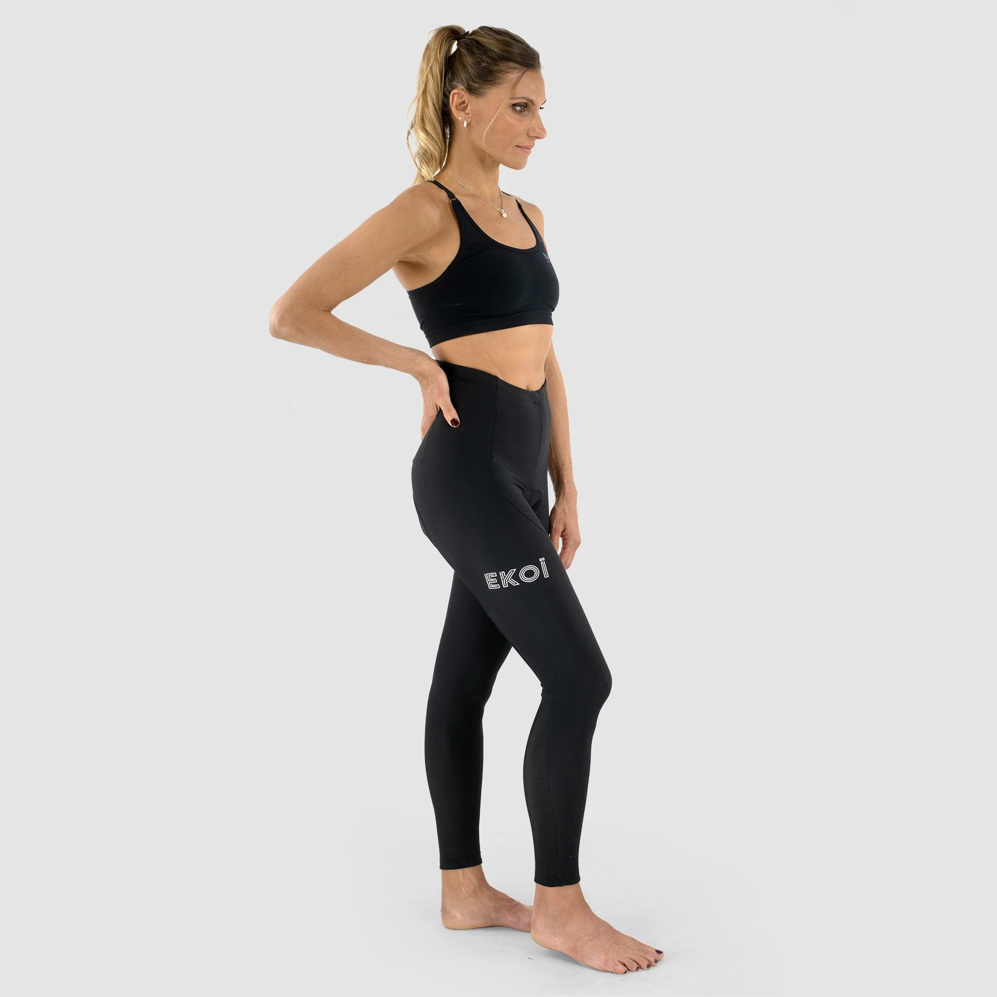 EKOI CORE BLACK WOMEN's BIB TIGHTS