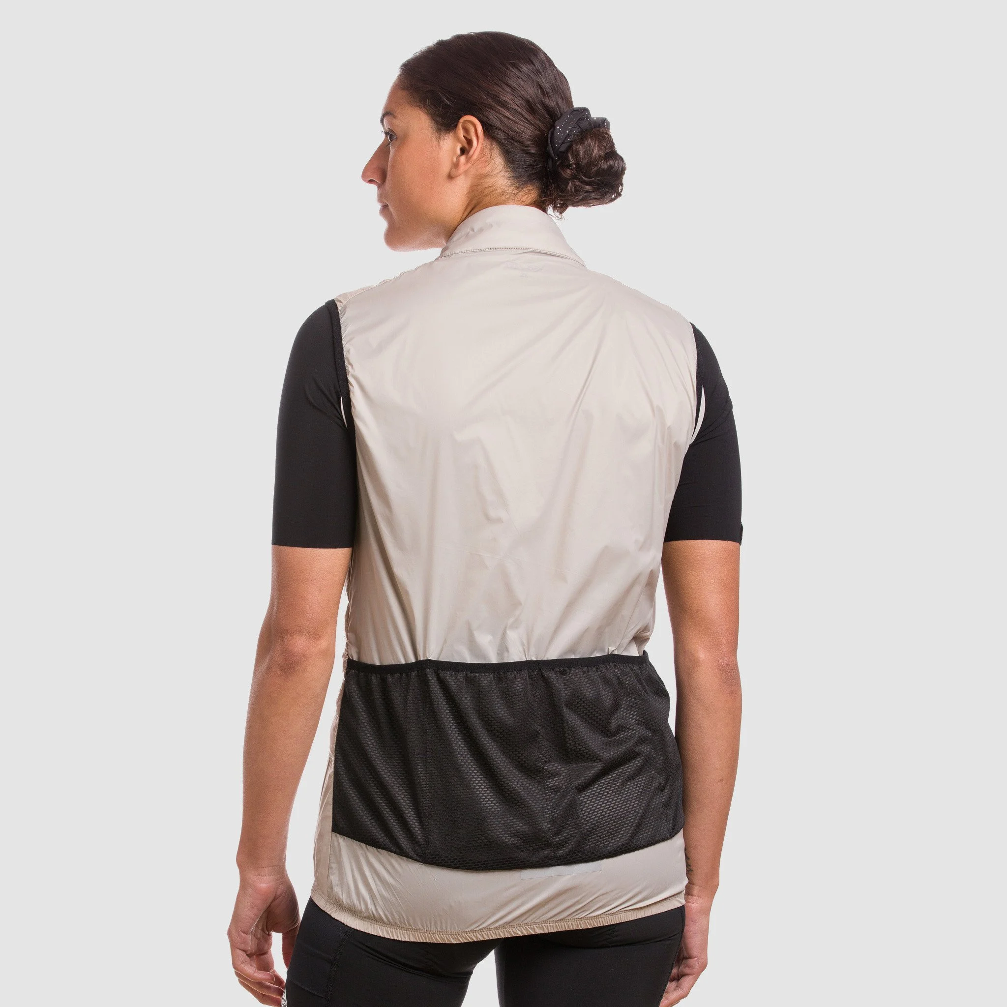 Unisex Windproof Vest EKOI GRAVEL PADDED Stone Grey
