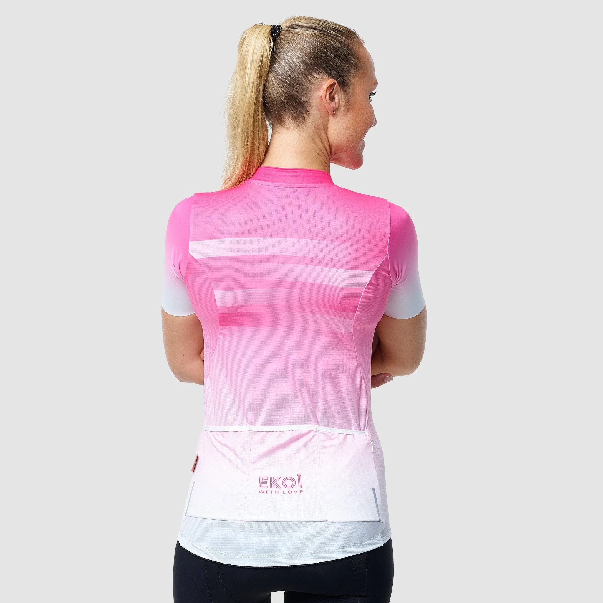WOMEN JERSEY EKOI GRADIANT Pink