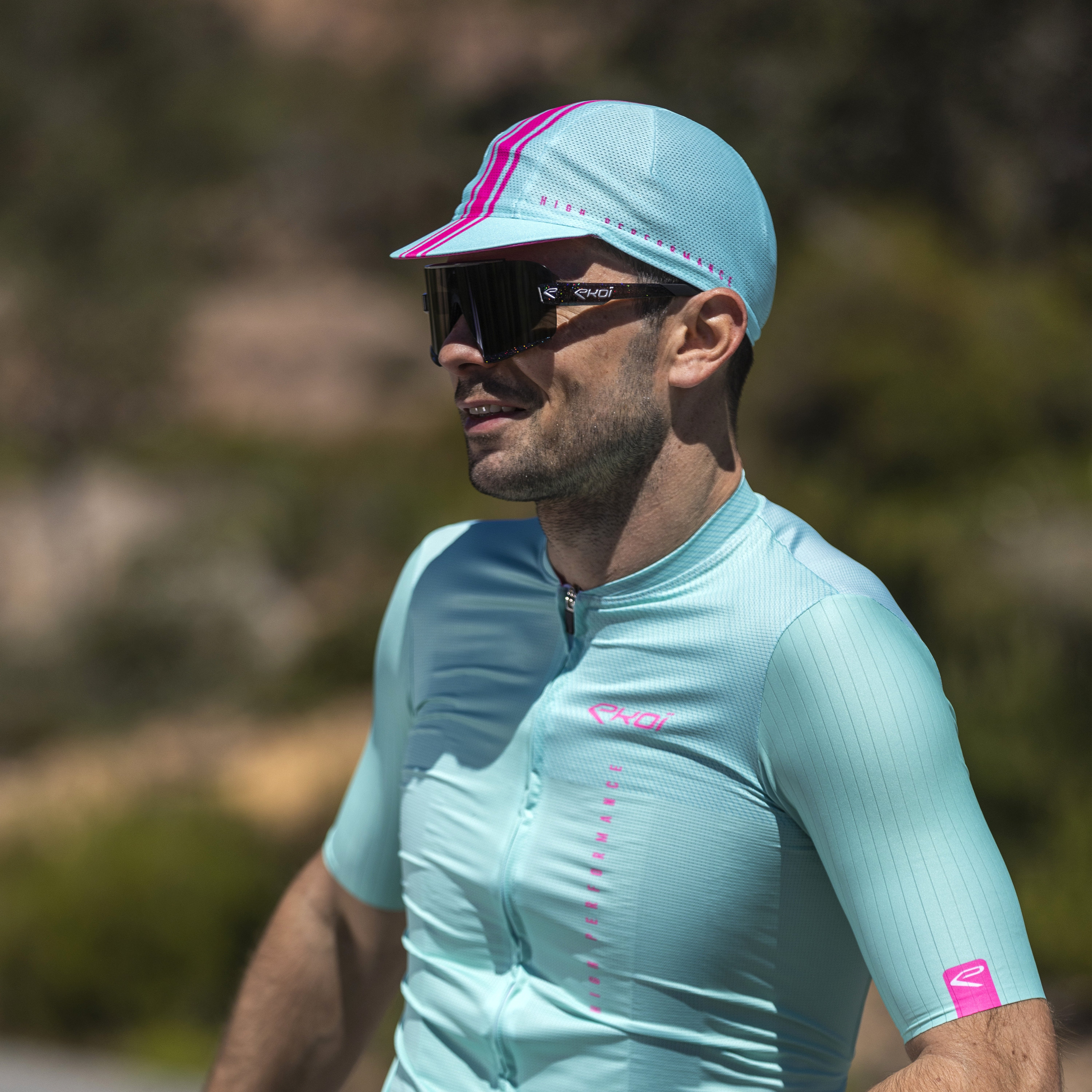EKOI Perf LINEAR Cycling Cap White