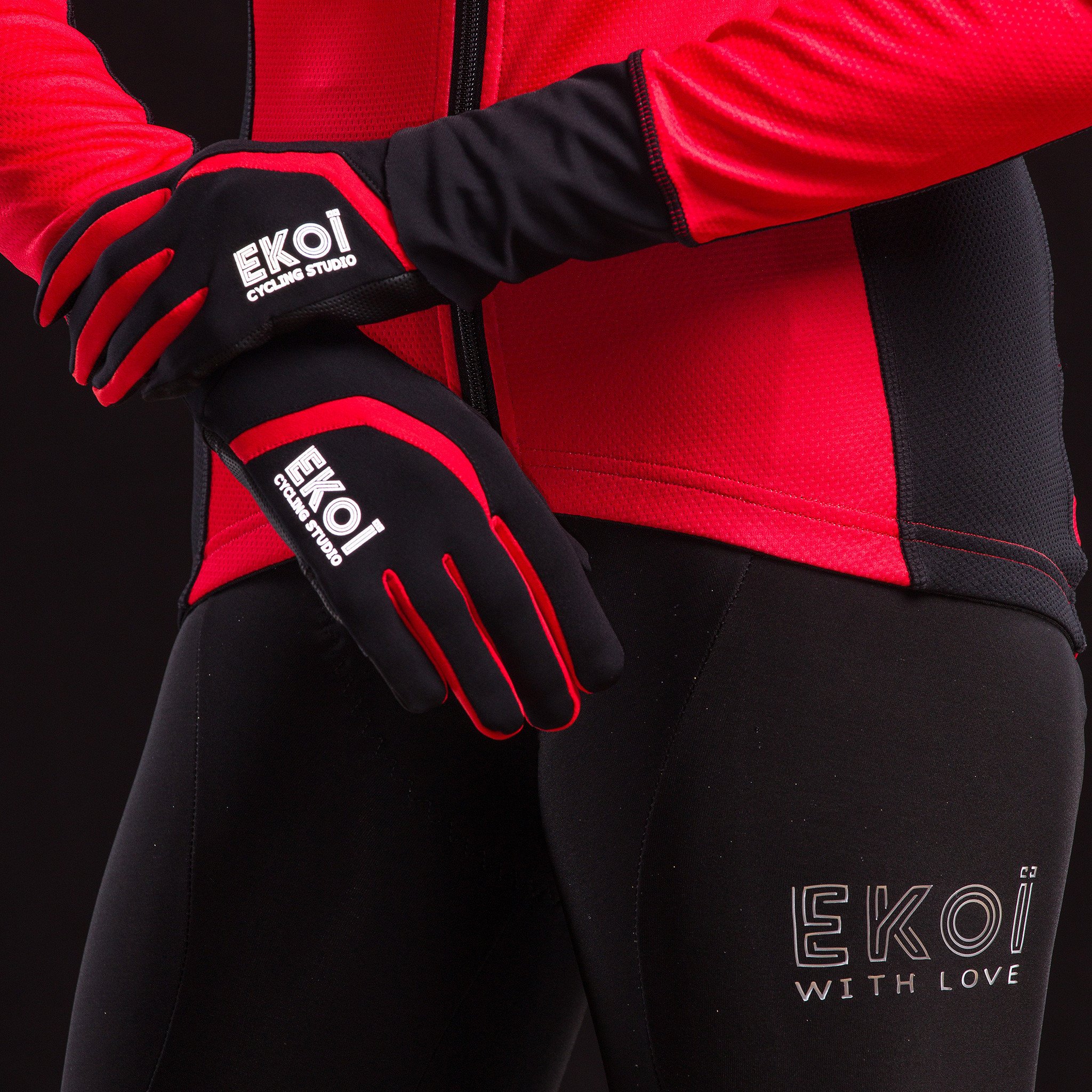 Nathalie Simon long women's gloves by