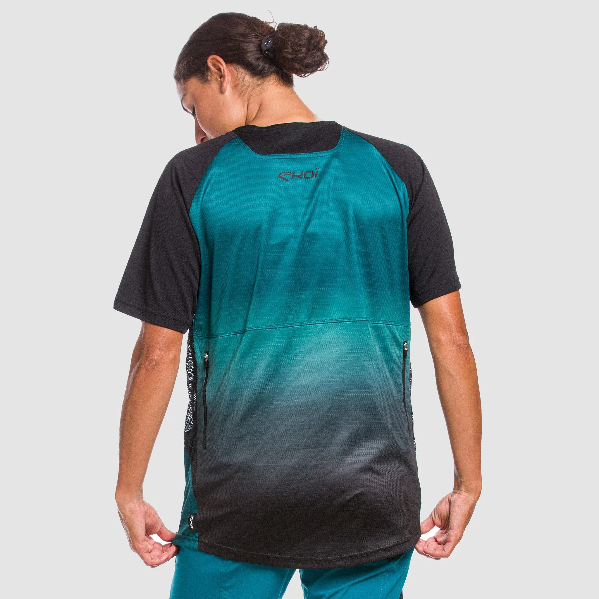 Short Sleeves Jersey EKOI MTB Blue