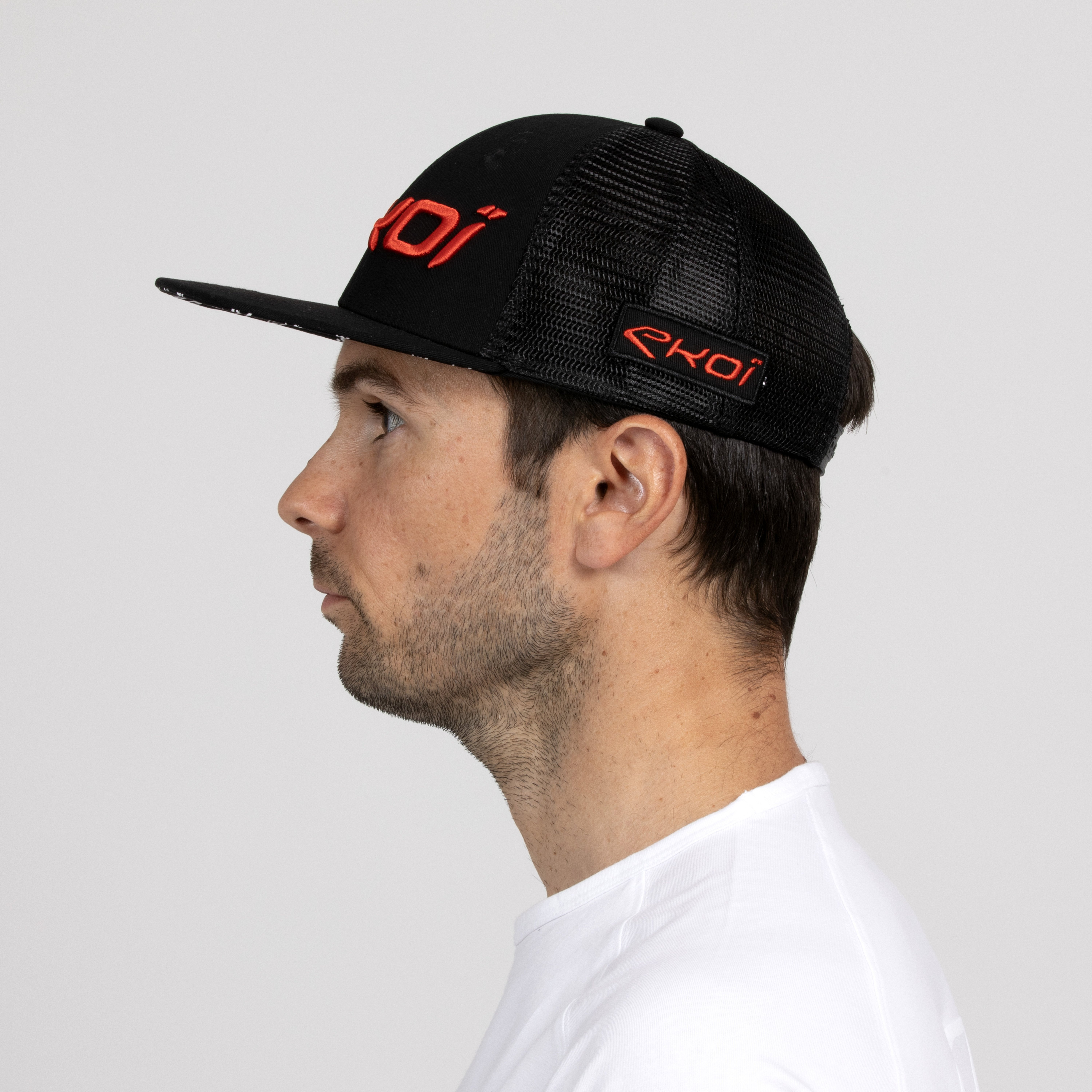 EKOI Flat Visor Cap Black