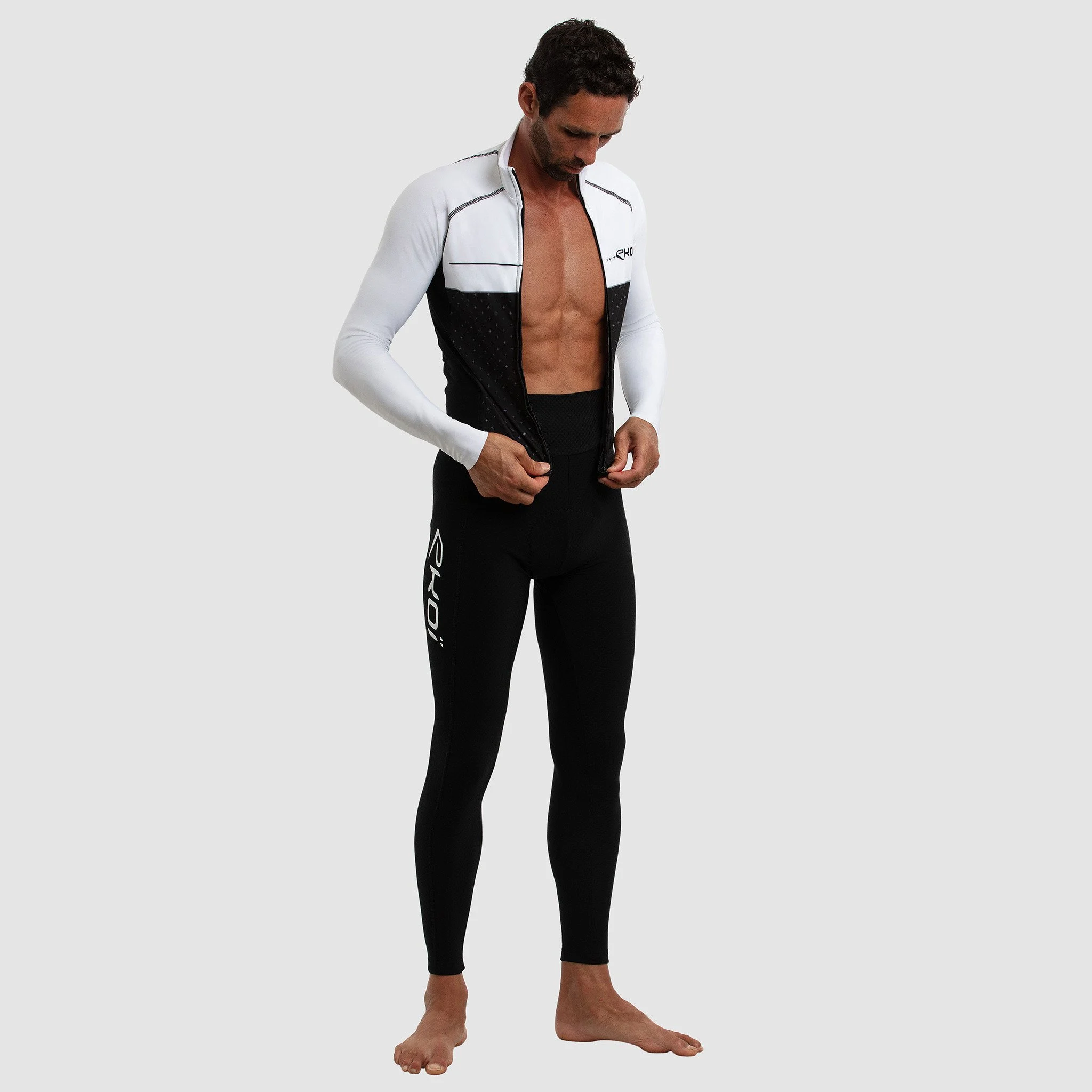 EKOI 3D GEL CROSS ROAD White thermal skin suit