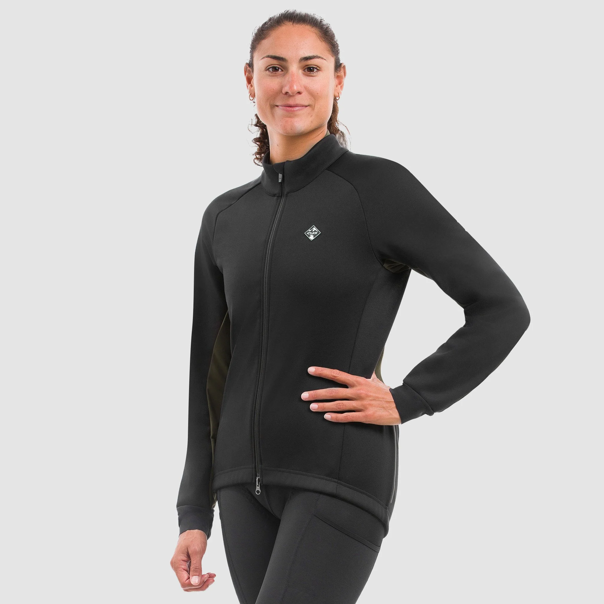 EKOI GRAVEL Khaki unisex thermal jacket