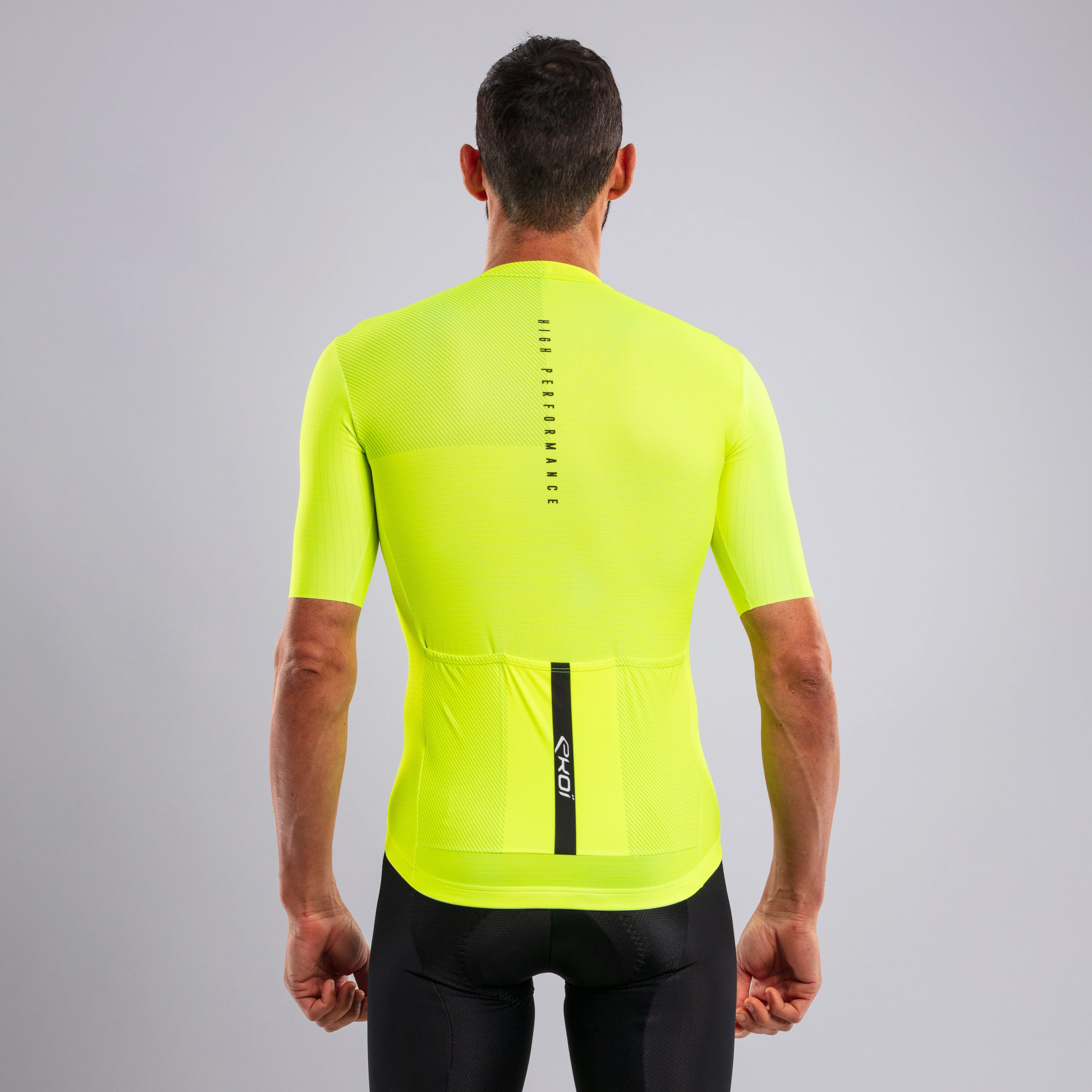 EKOI LINEAR yellow FLUO jersey