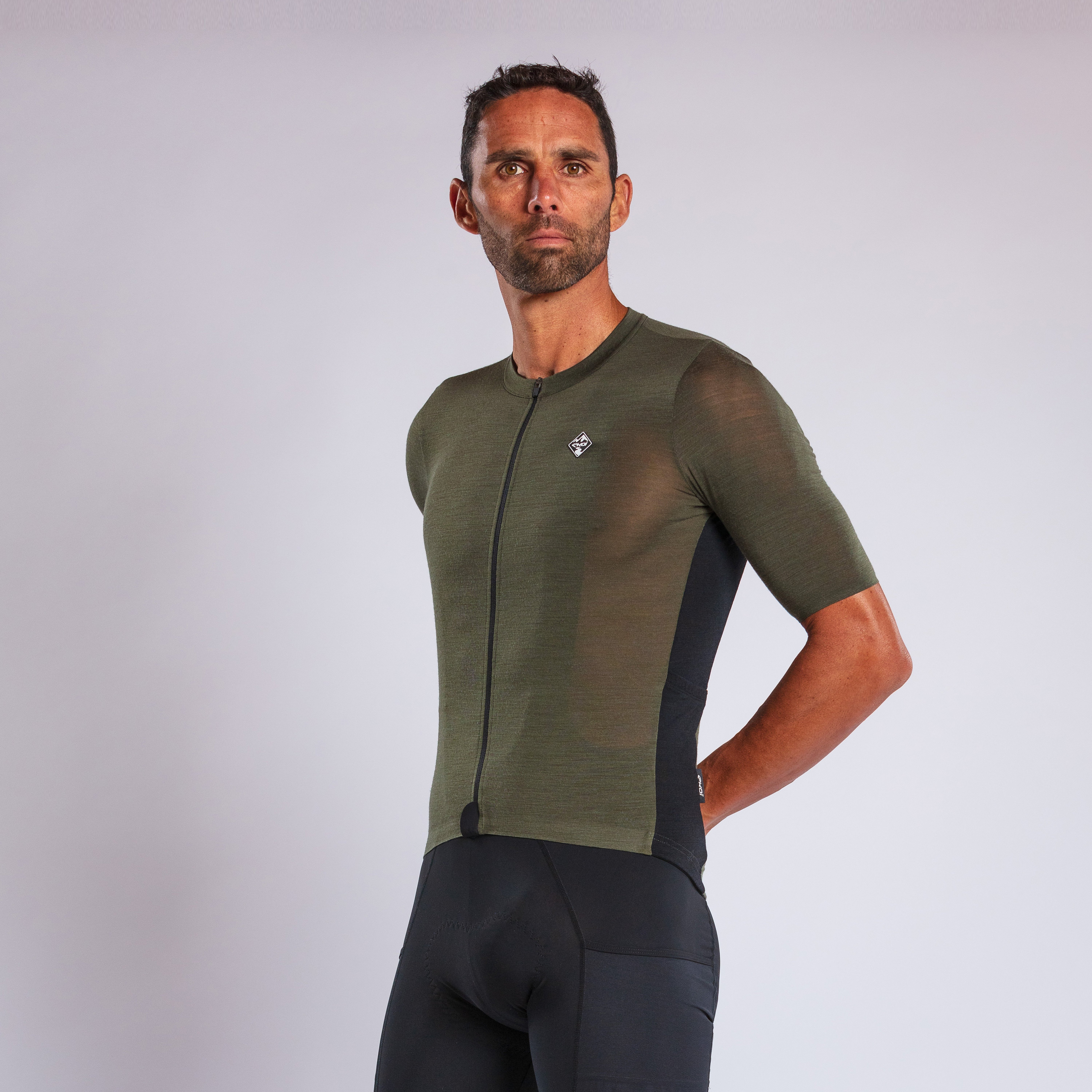Merino Unisex Perf Gravel Jersey Black