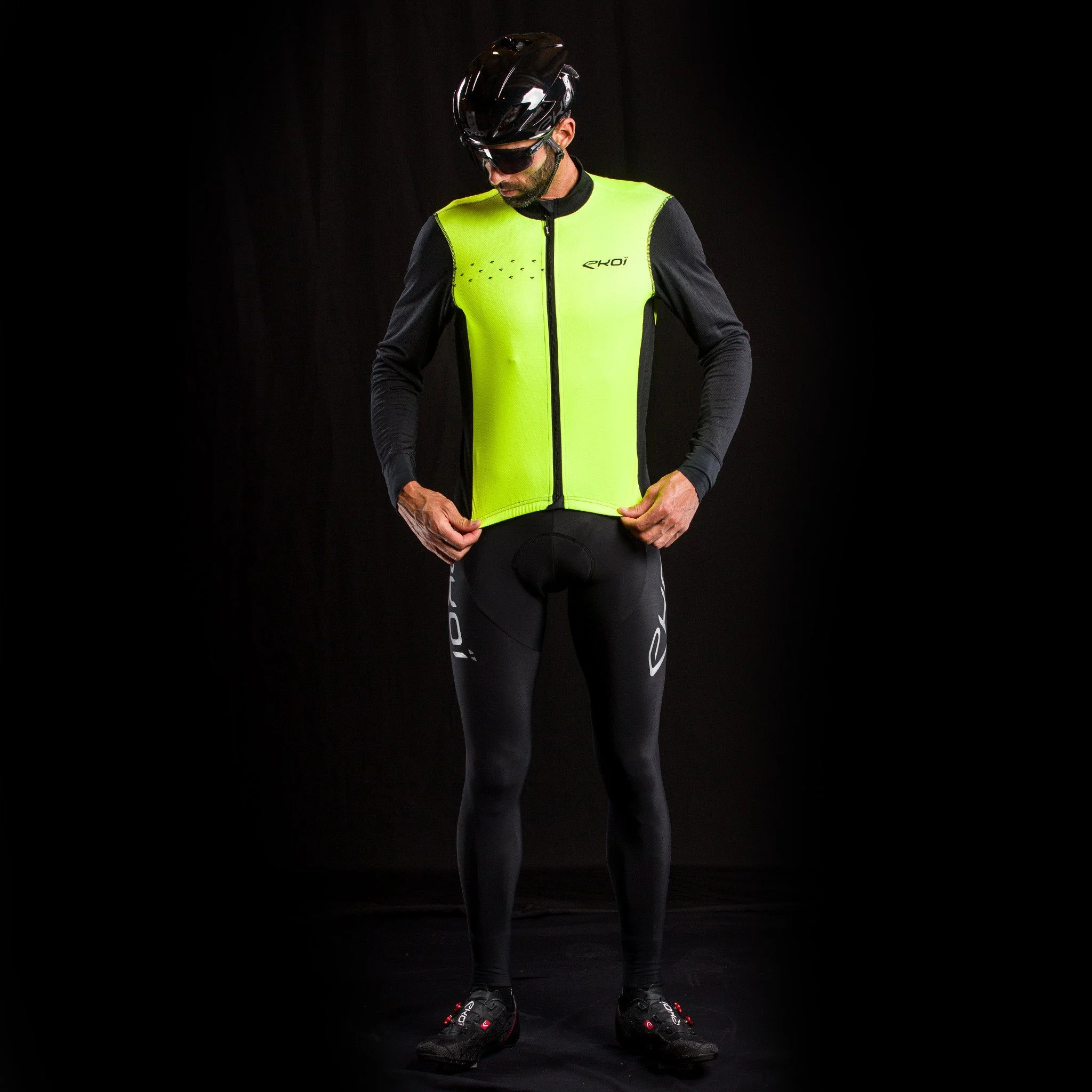 LONG SLEEVES JERSEY EKOI STRADA ESSENTIEL RED