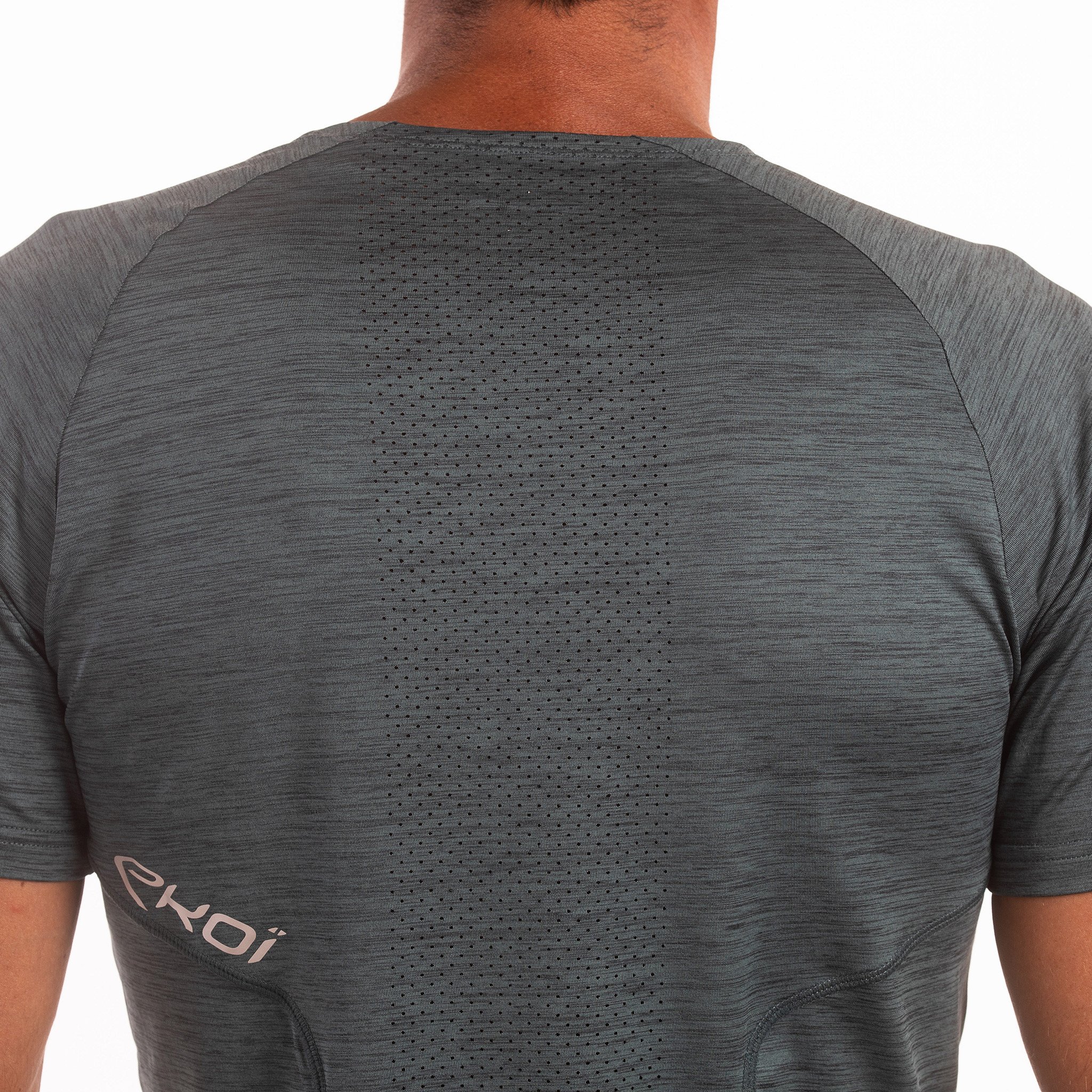MEN TEE SHIRT PERFORMANCE EKOI RUN BLUE