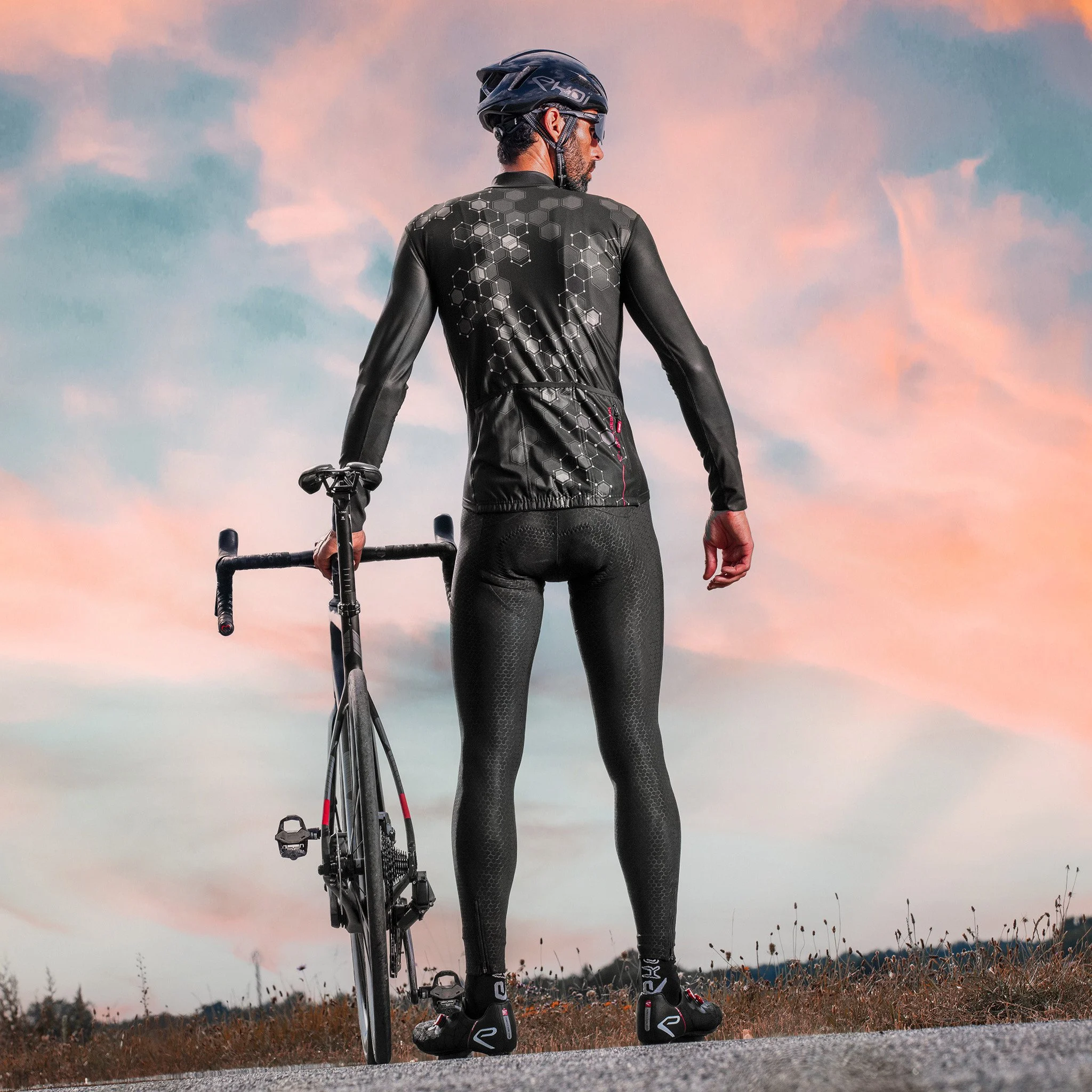 LONG SLEEVES JERSEY EKOI ATOM BLACK
