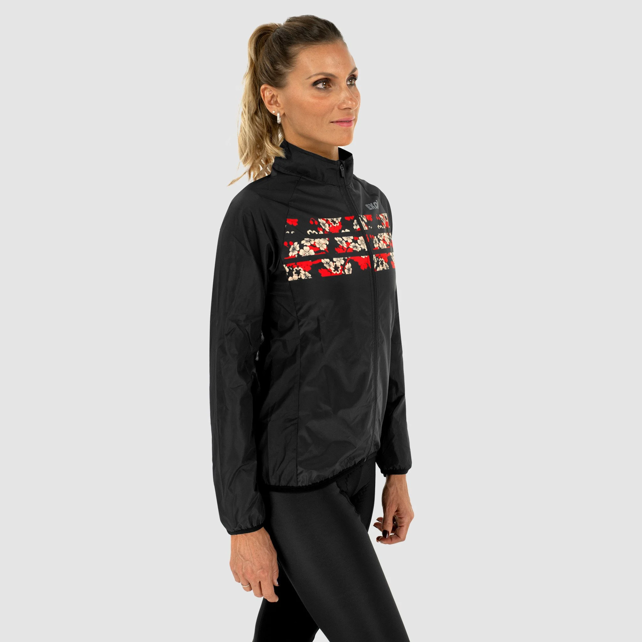 Nathalie Simon Black windproof jacket by EKOÏ