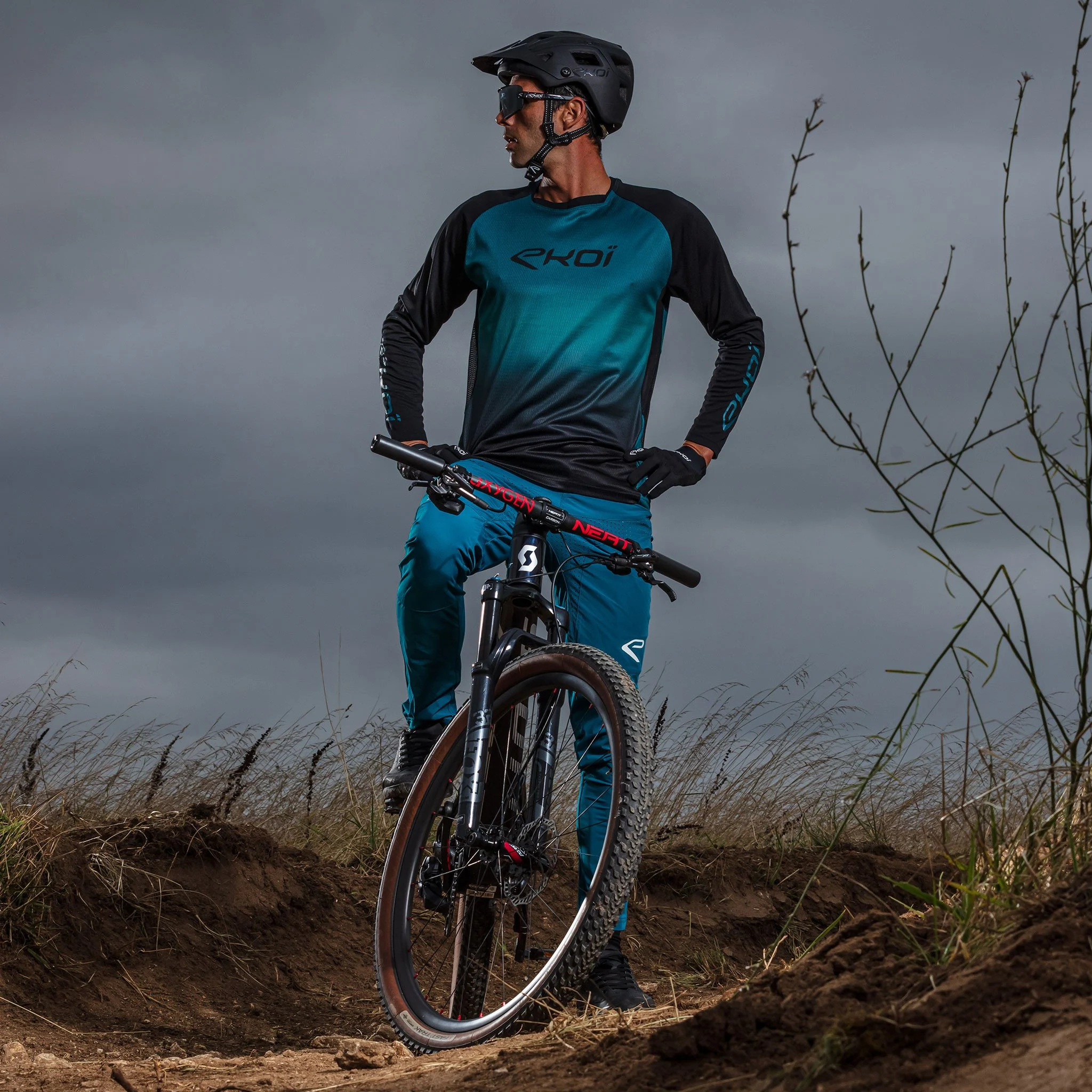 Trousers EKOI MTB Orange