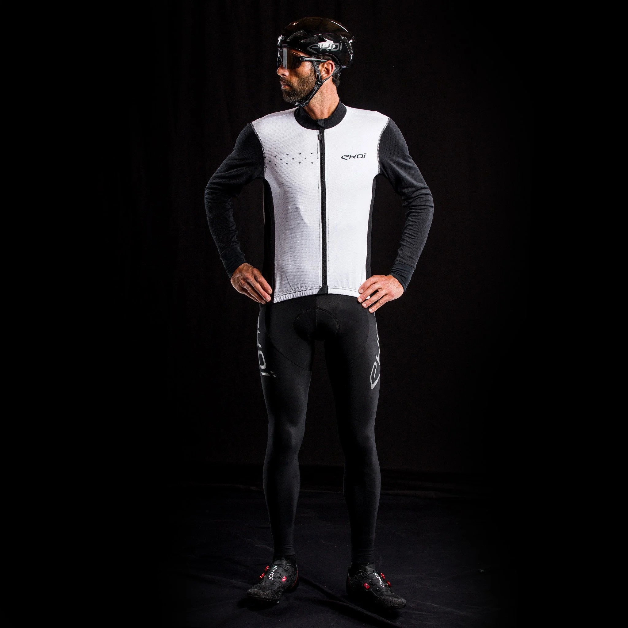 LONG SLEEVES JERSEY EKOI STRADA ESSENTIEL RED
