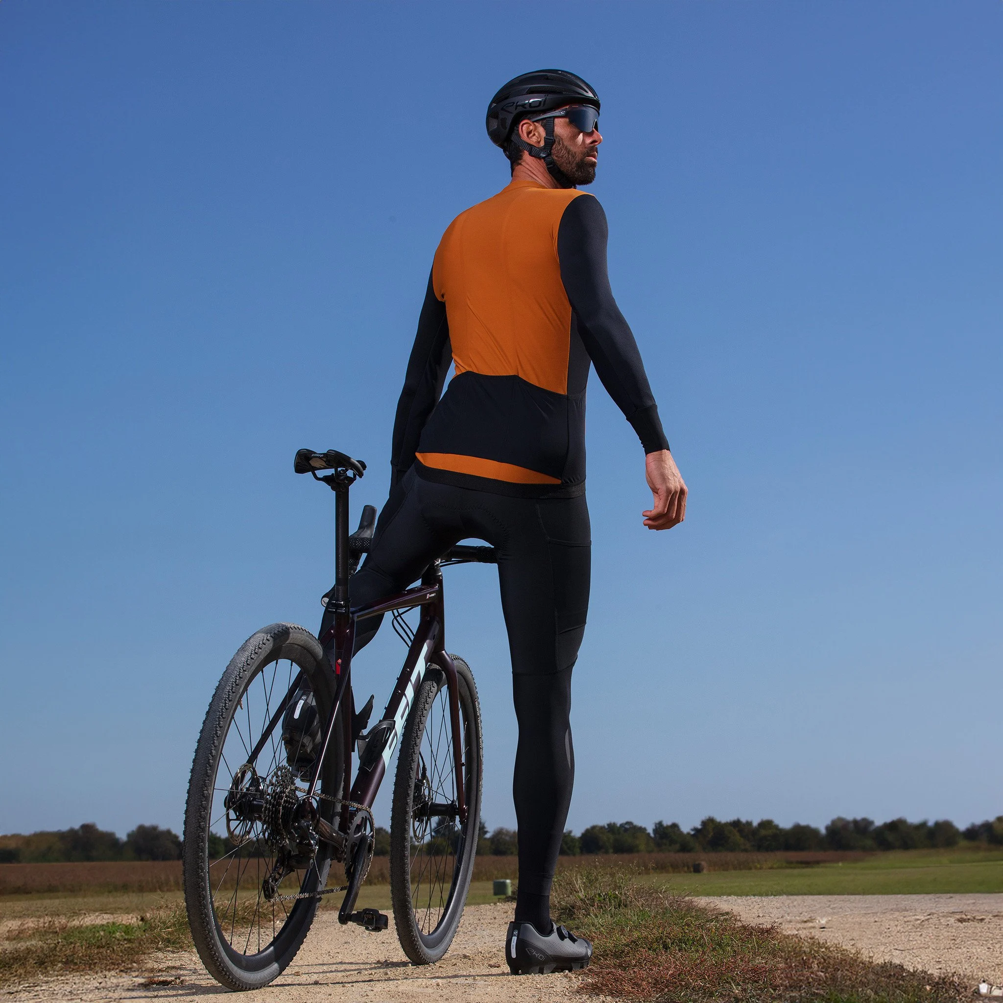 EKOI Gravel Cordura grey unisex winter jersey