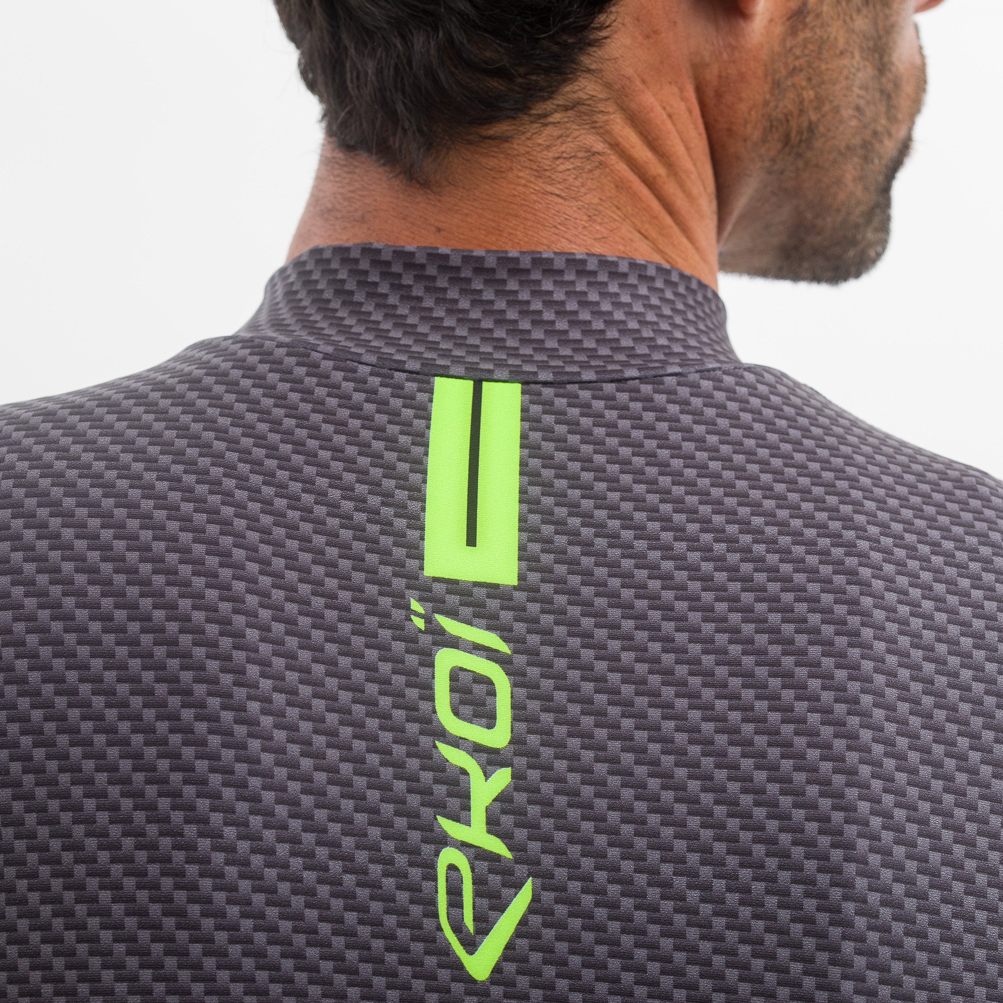 LONG SLEEVES JERSEY EKOI CARBON NEON YELLOW