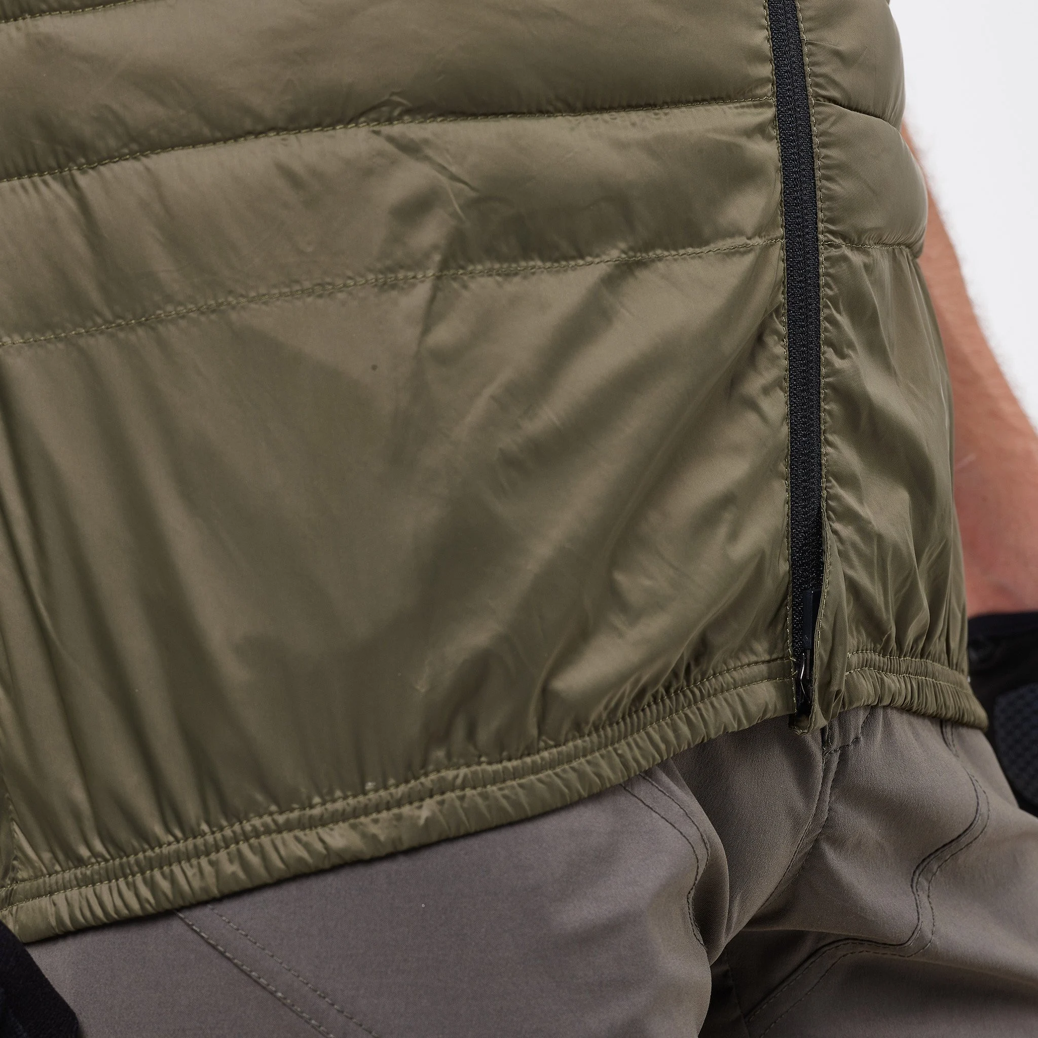Unisex Windproof Vest EKOI GRAVEL PADDED Stone Grey