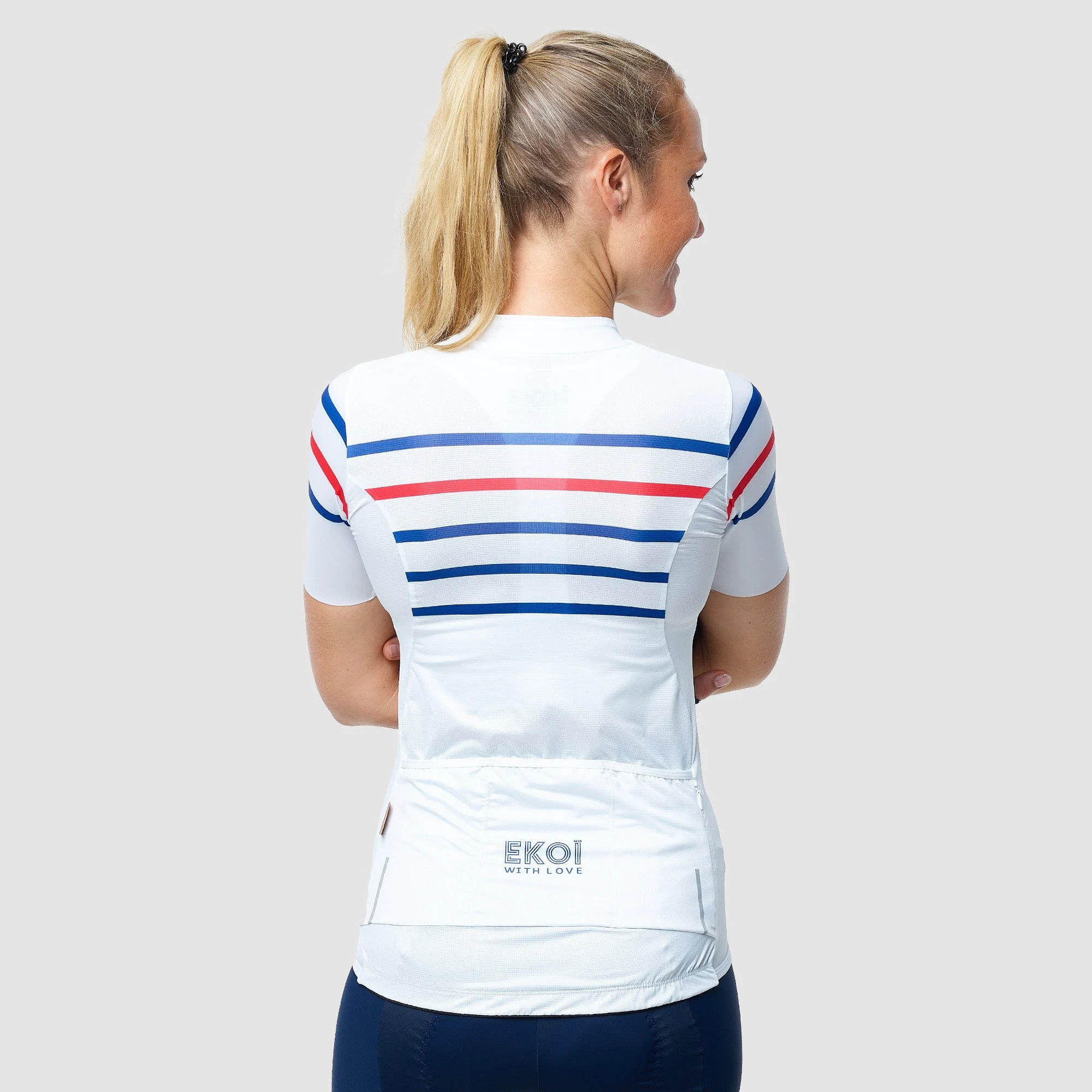 EKOI STRIPES Women's Jersey Black